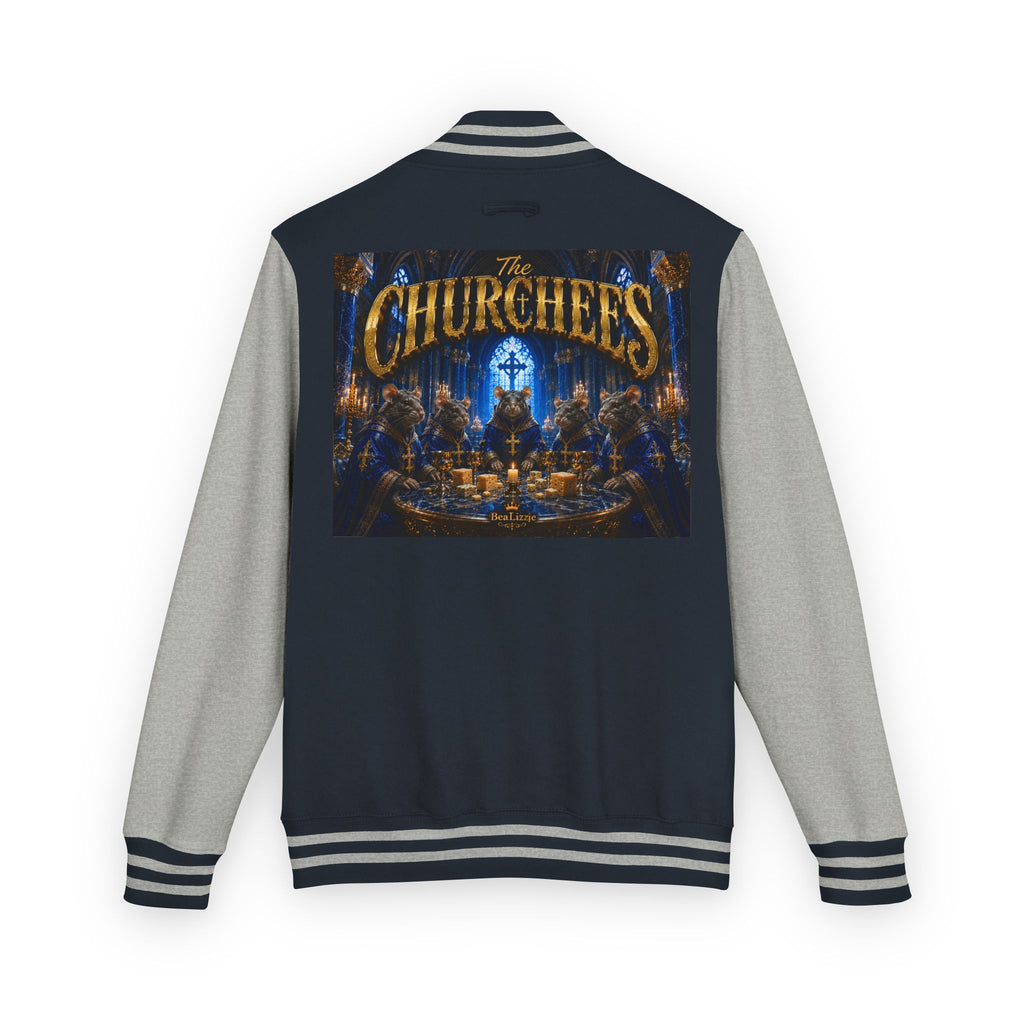 The Churchees Logo Letterman Jacket — Retro Band Varsity Jacket