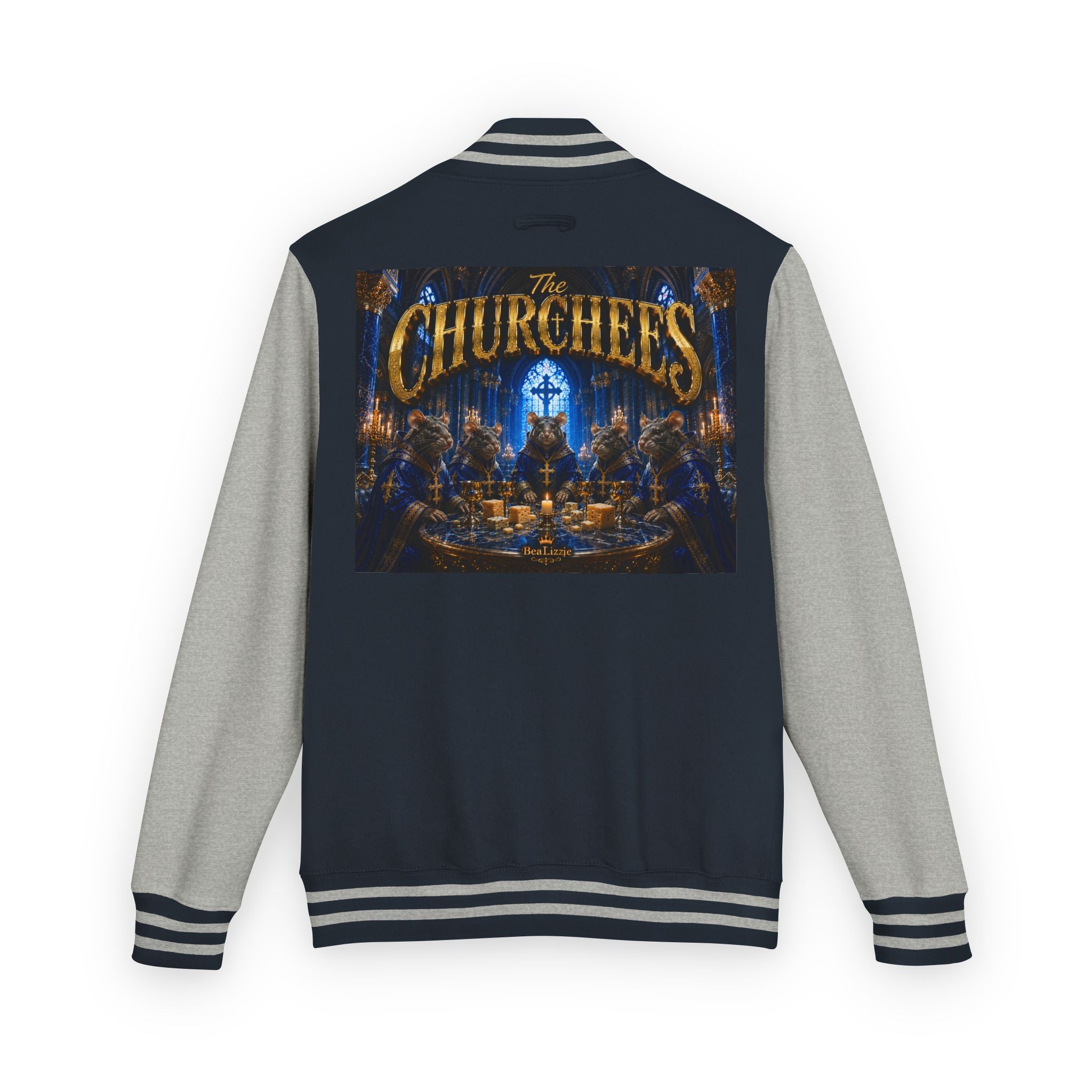 The Churchees Logo Letterman Jacket — Retro Band Varsity Jacket