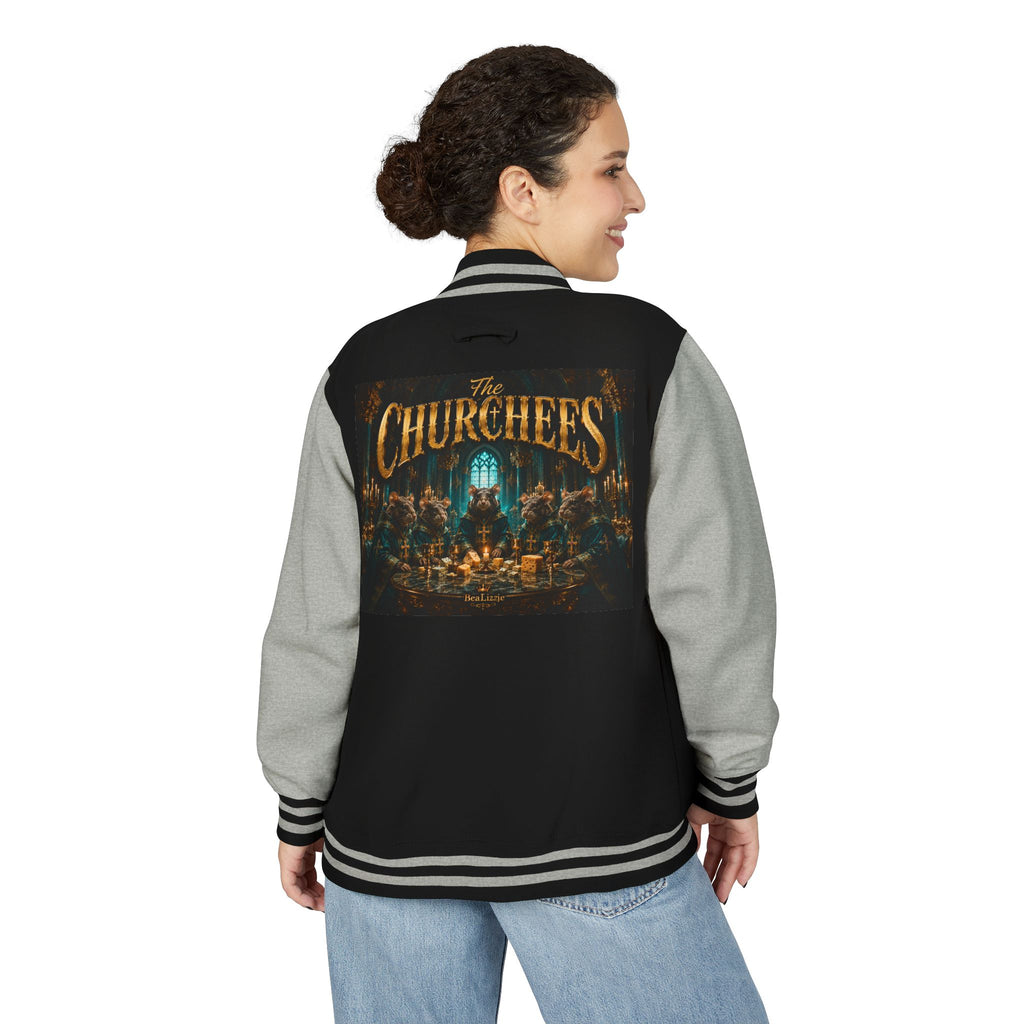 Letterman Jacket — "The Churchees" Retro Band Varsity Jacket