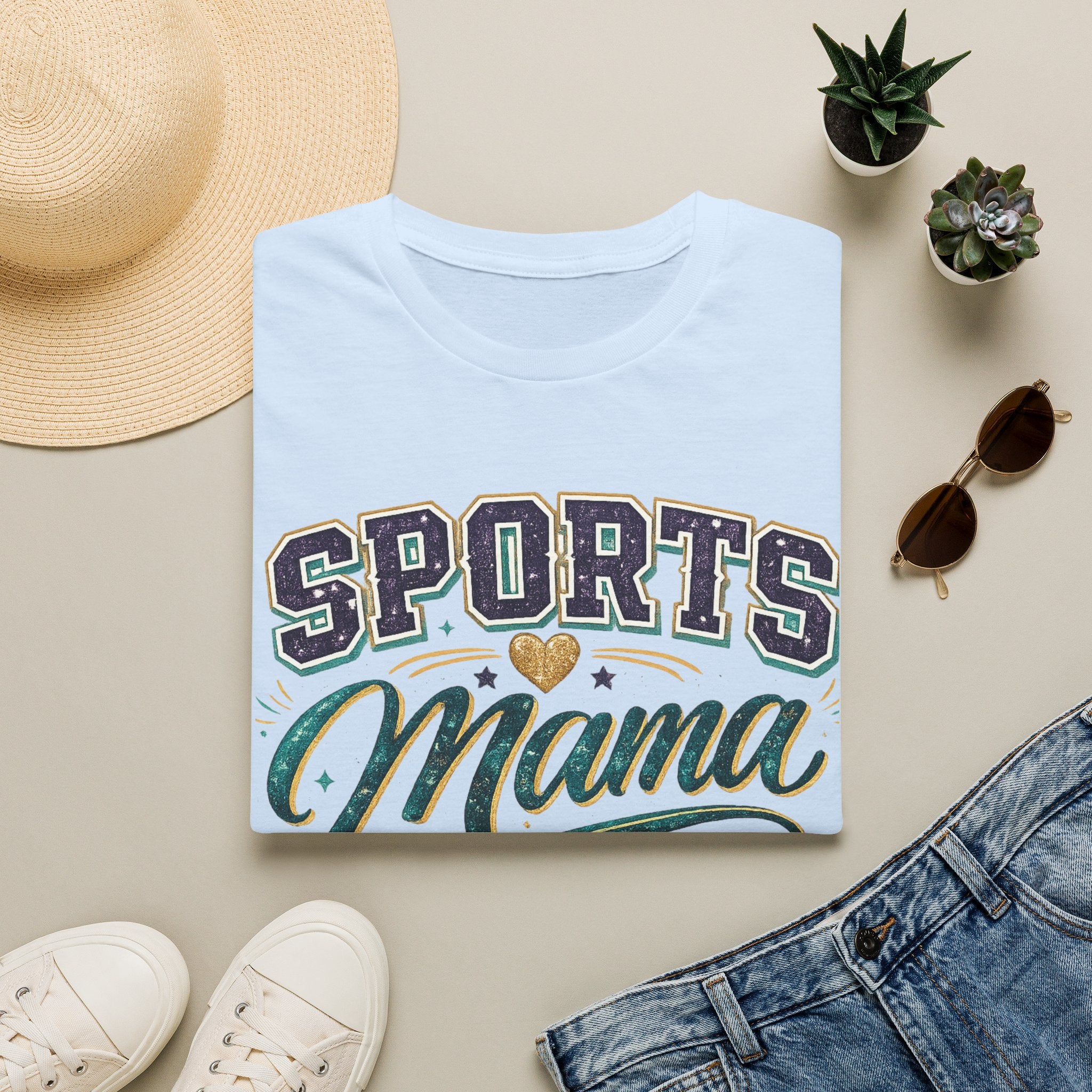 Sports Mama T-Shirt — Athletic Mom Graphic Tee