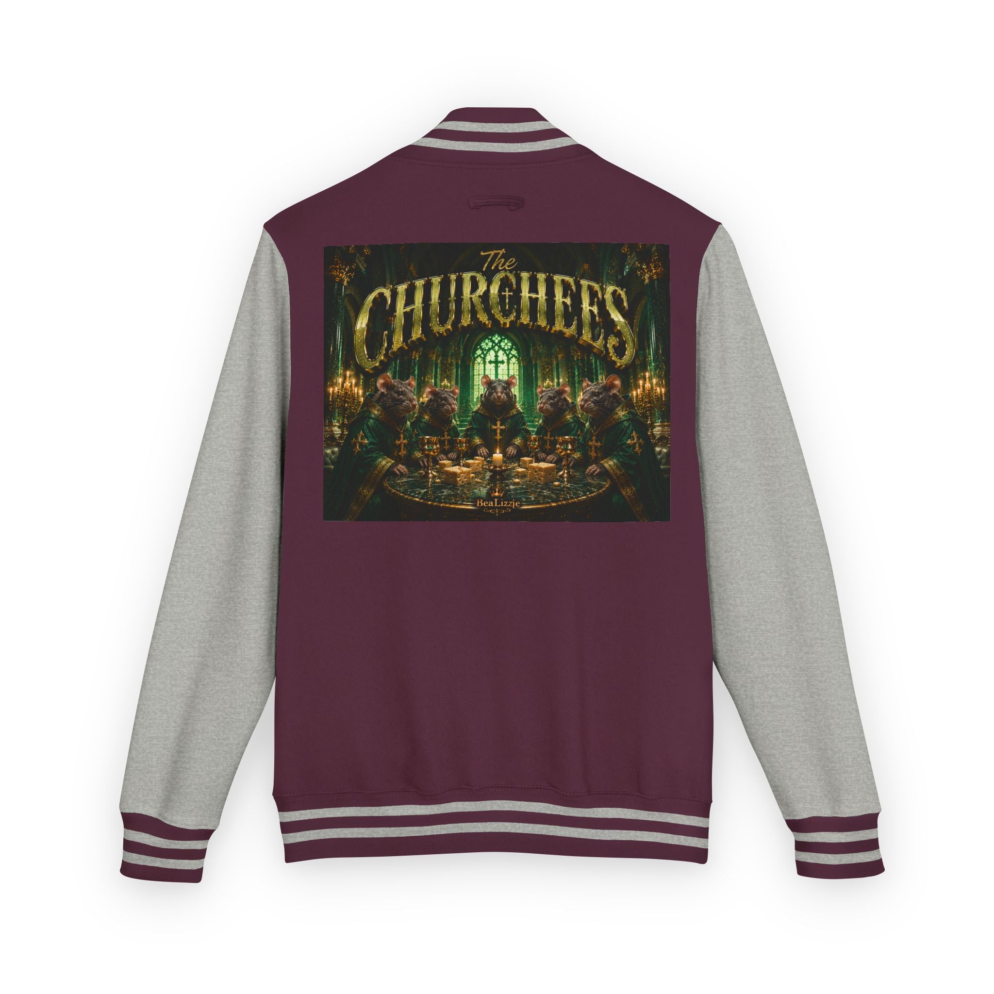 Letterman Jacket — The Churchers Band Logo Varsity Jacket