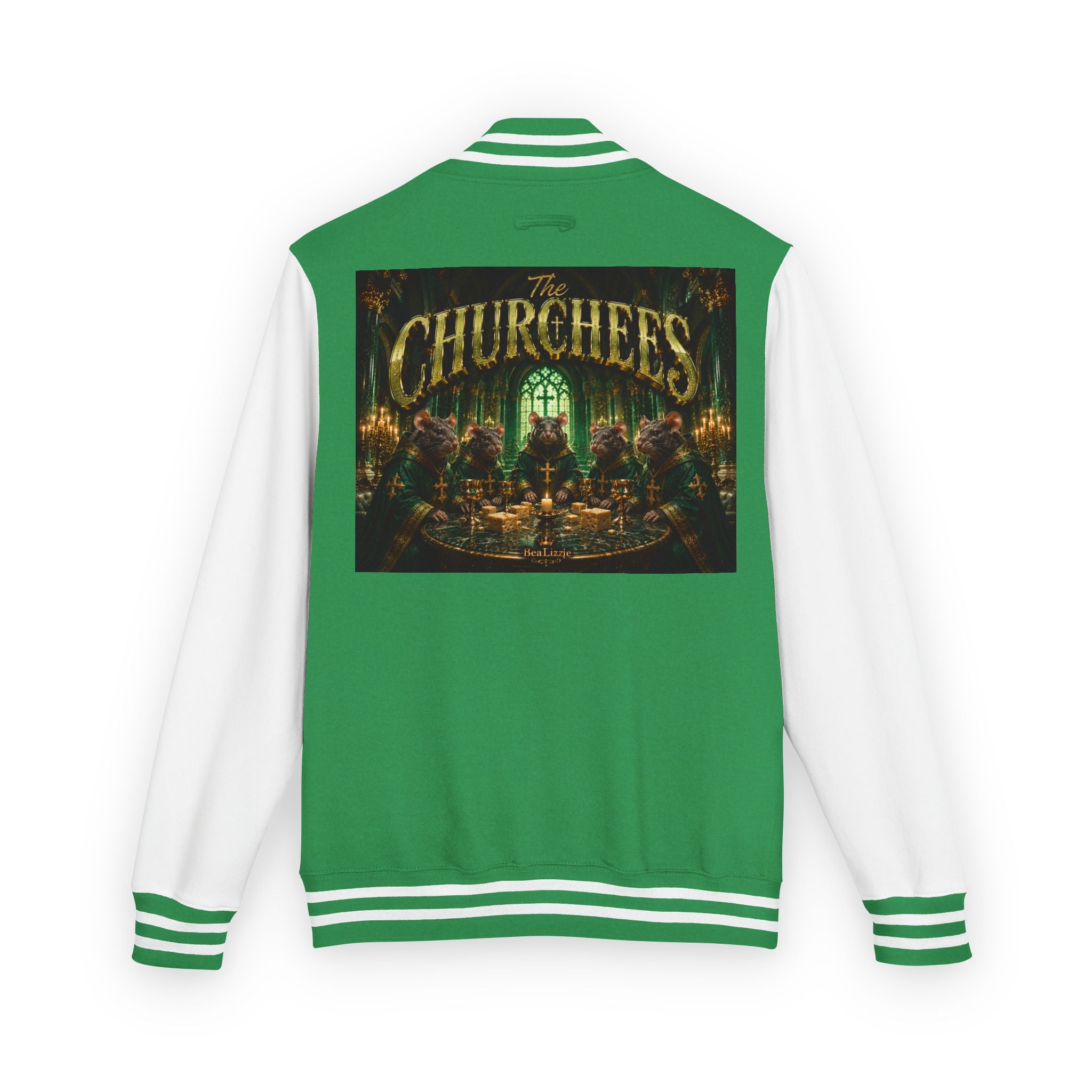 Letterman Jacket — The Churchers Band Logo Varsity Jacket