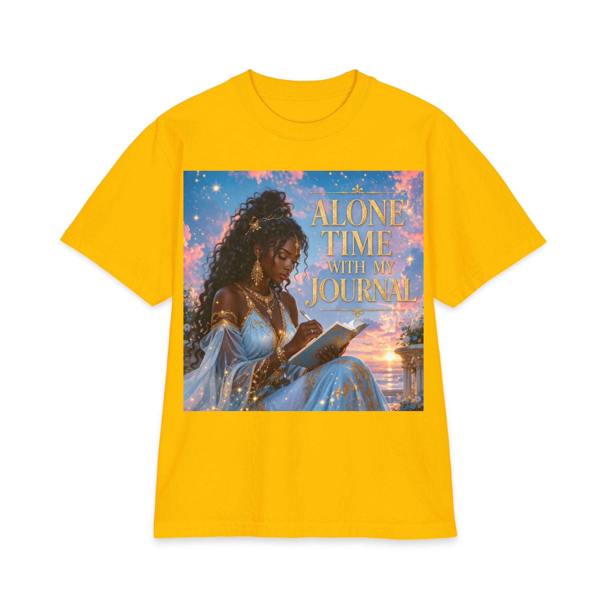 Alone Time With My Journal T-Shirt — Cozy Journaling Graphic Tee