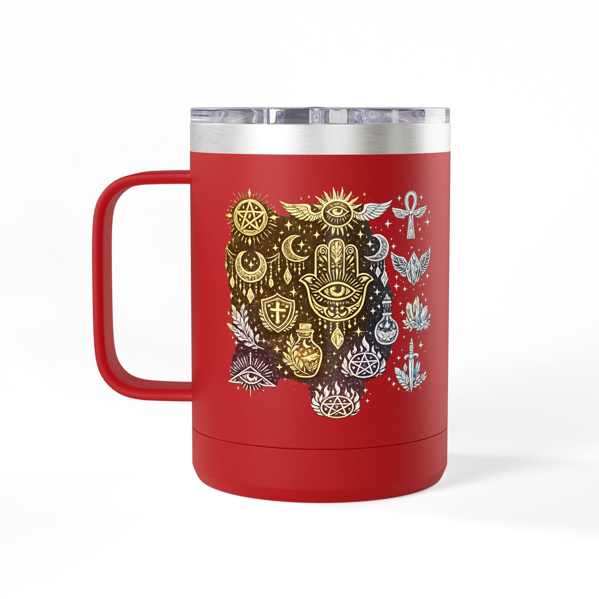 Skull & Anchors 15oz Insulated Coffee Mug Tumbler — Nautical Gothic