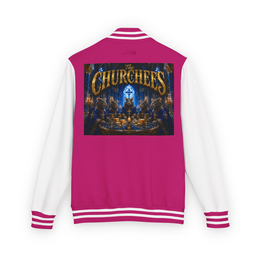 The Churchees Logo Letterman Jacket — Retro Band Varsity Jacket
