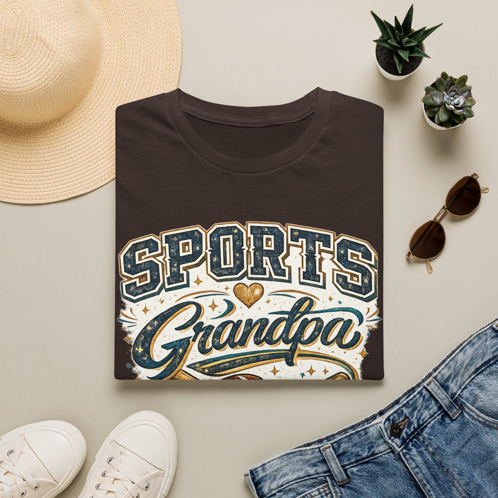 Sports Grandpa T-Shirt — Vintage Athletic Grandpa Gift
