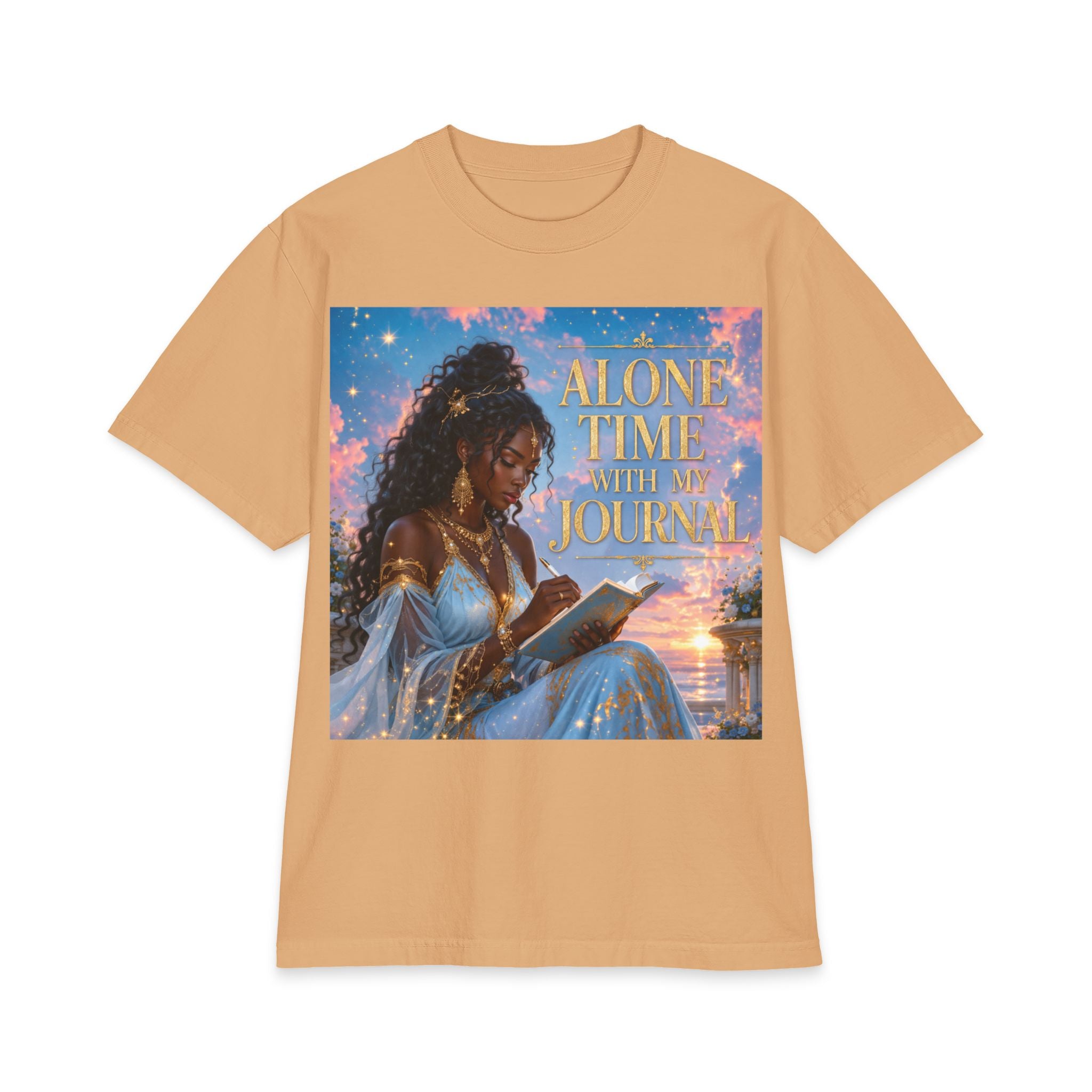 Alone Time With My Journal T-Shirt — Cozy Journaling Graphic Tee