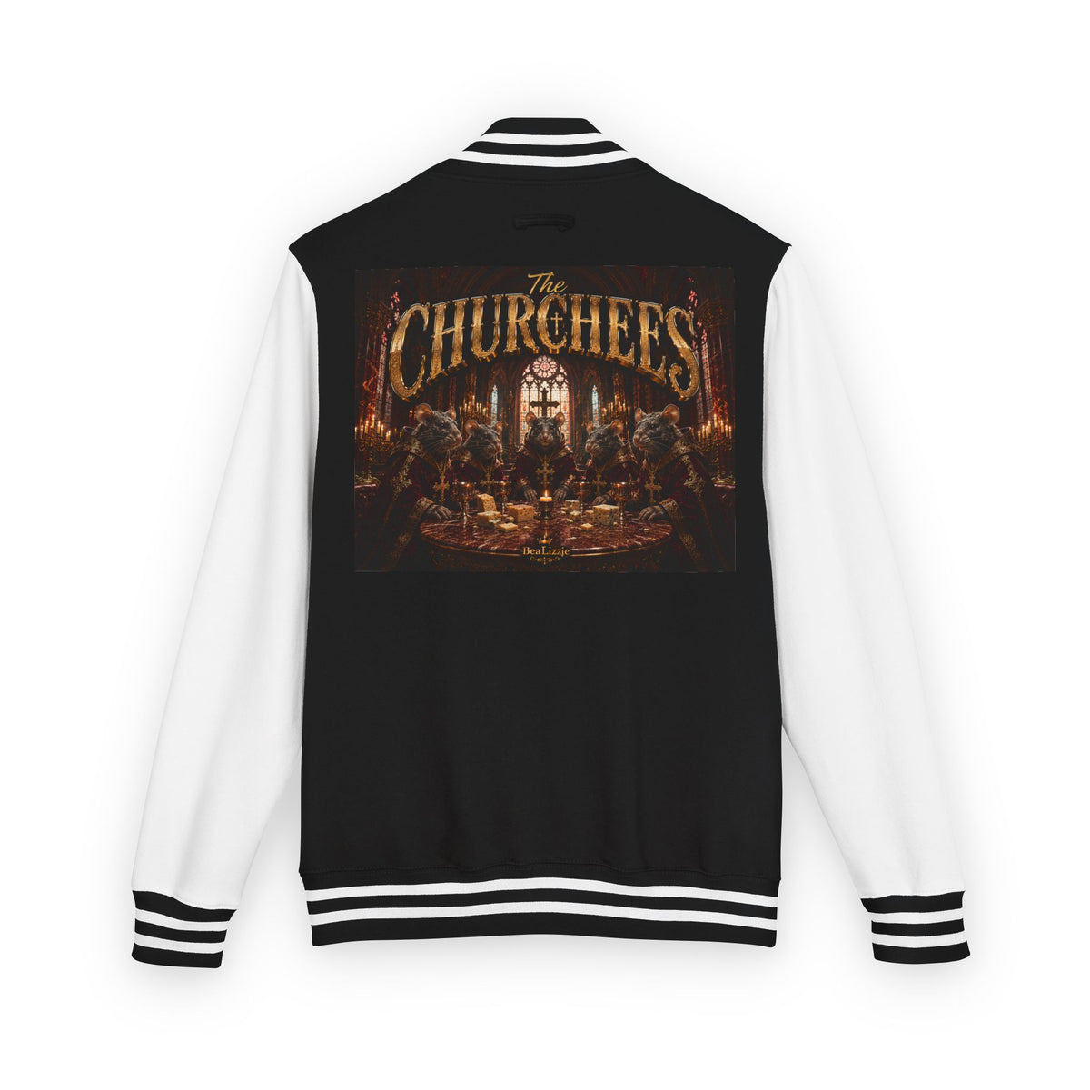 Letterman Jacket — The Churchees Vintage Band Logo Varsity Jacket