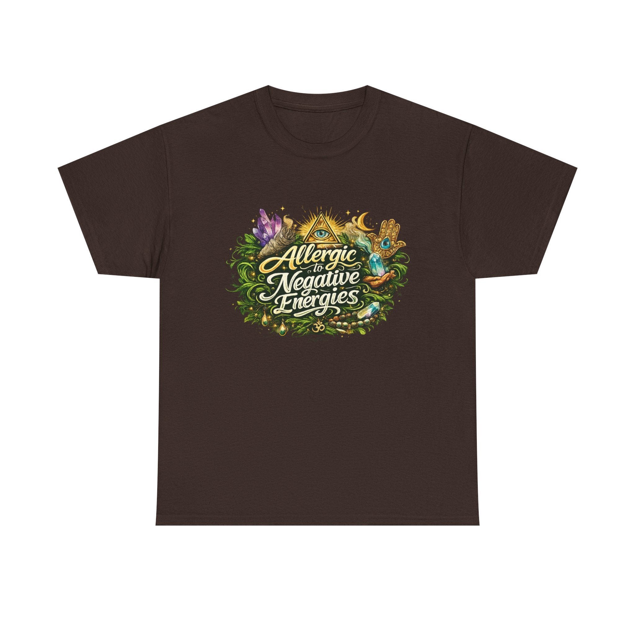 T‑Shirt — "Allergic to Negative Energies" Spiritual Graphic Tee