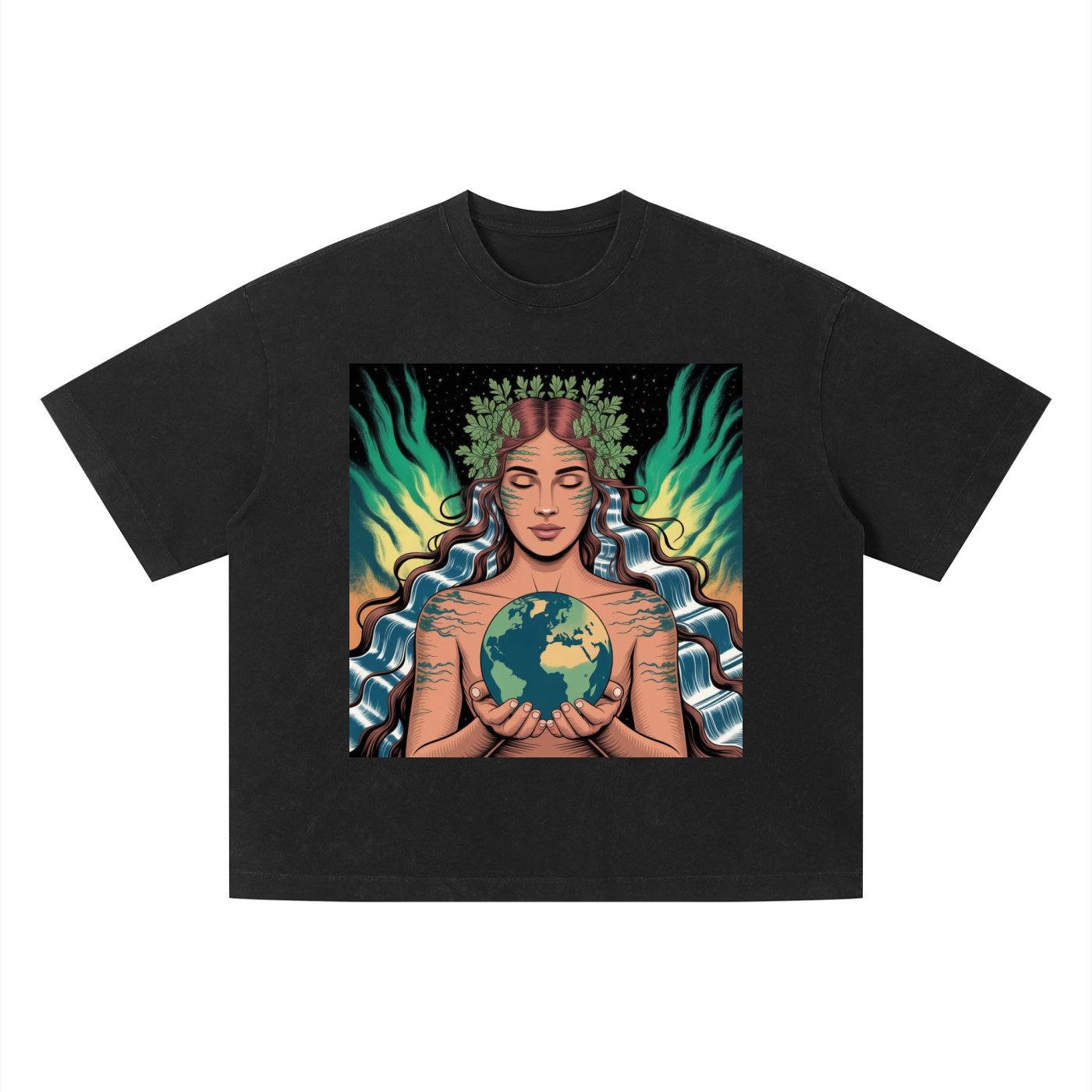 Unisex Vintage Wash Boxy T-Shirt