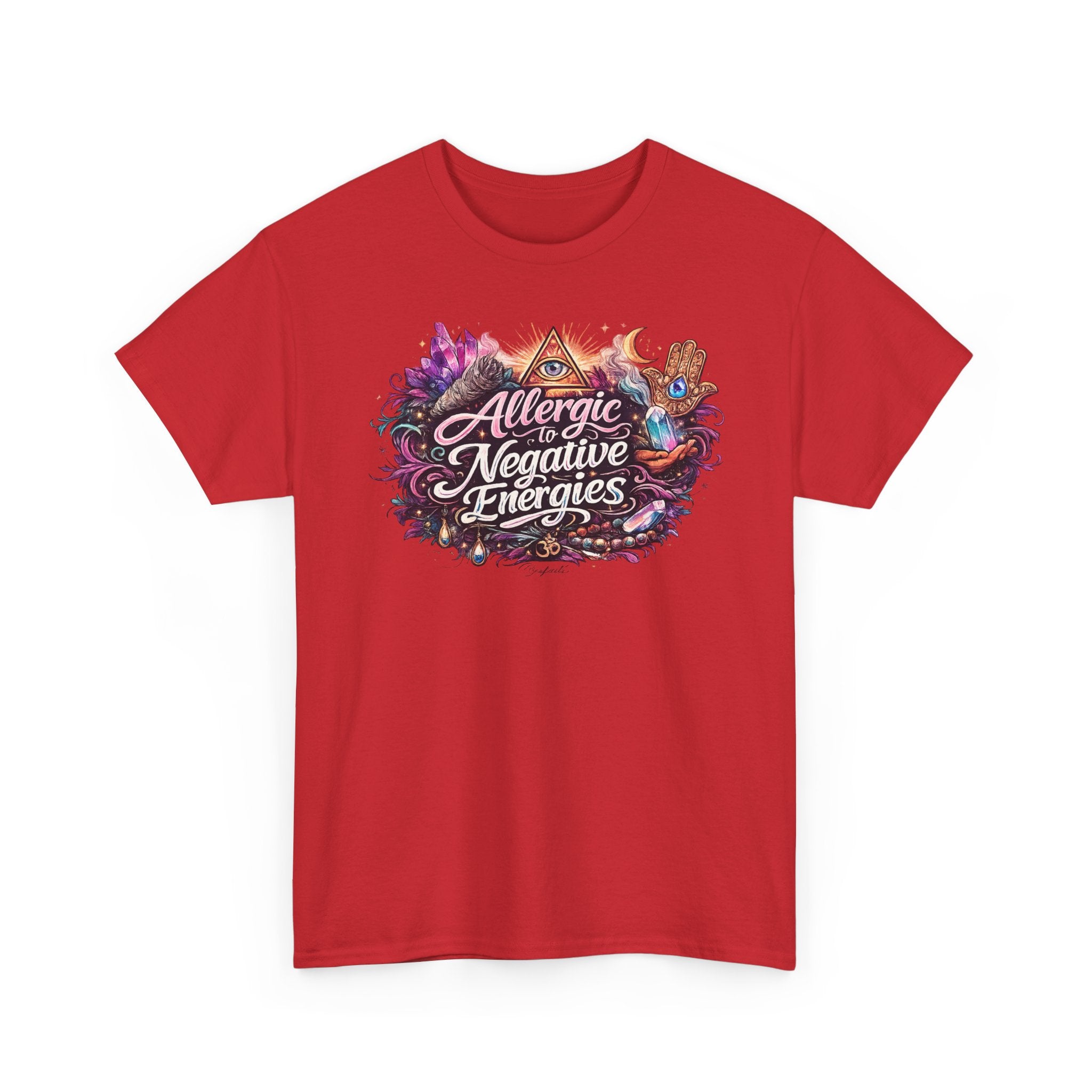 Allergic to Negative Energies T-Shirt — Positive Vibes Graphic Tee