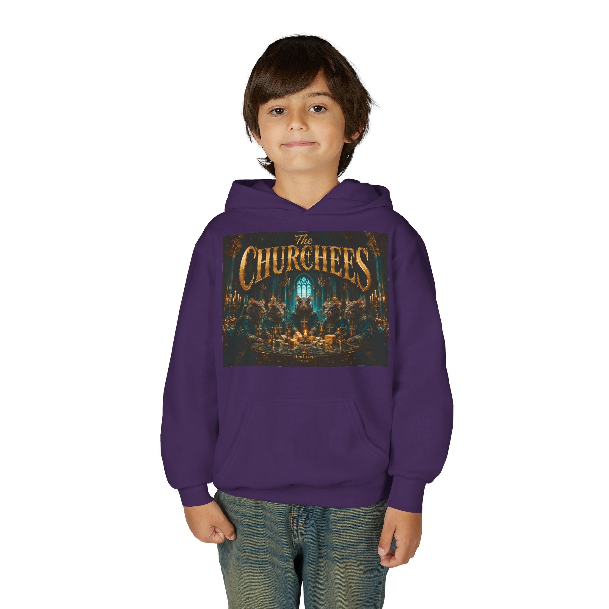 Sweat à capuche enfant - « The Churchees »
