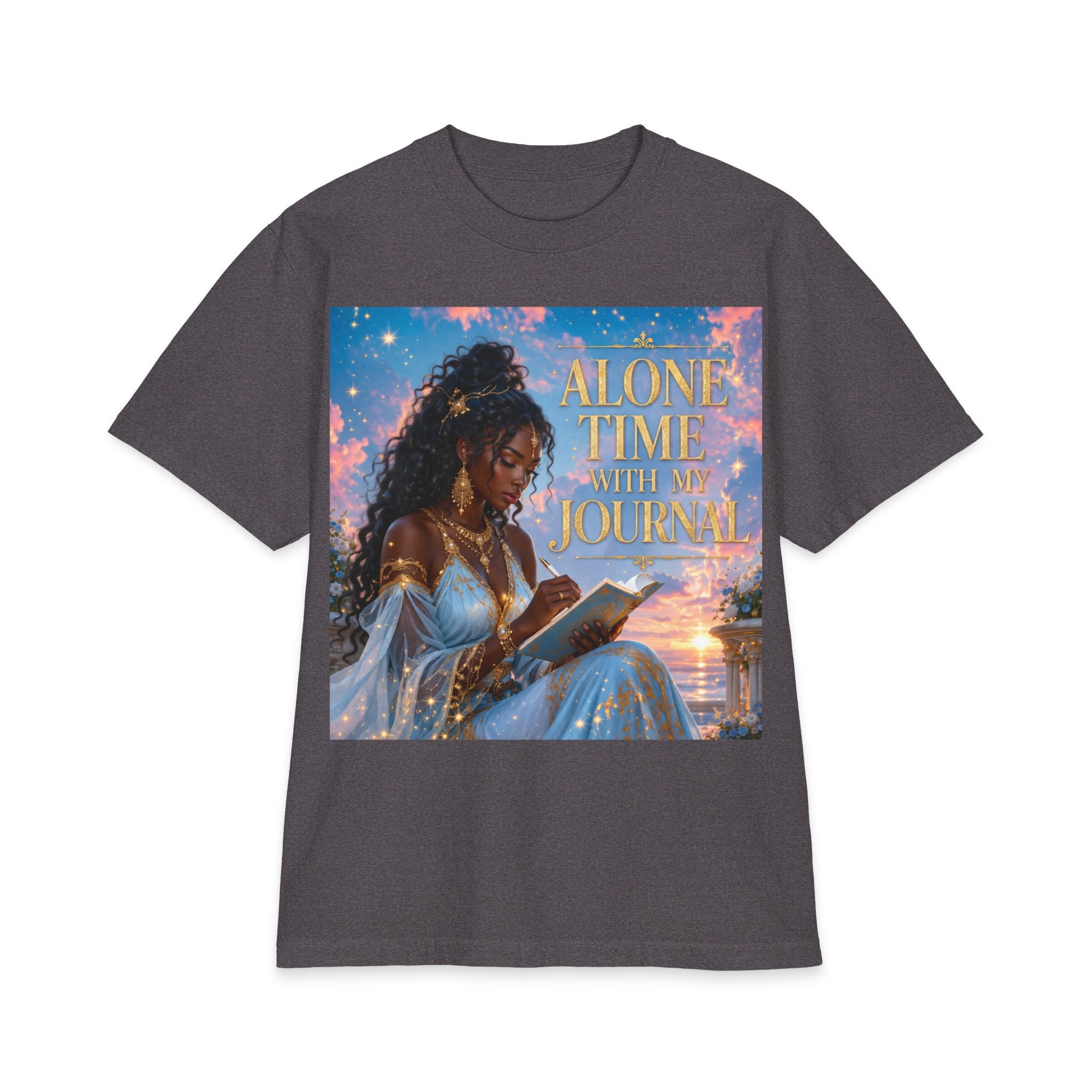 Alone Time With My Journal T-Shirt — Cozy Journaling Graphic Tee