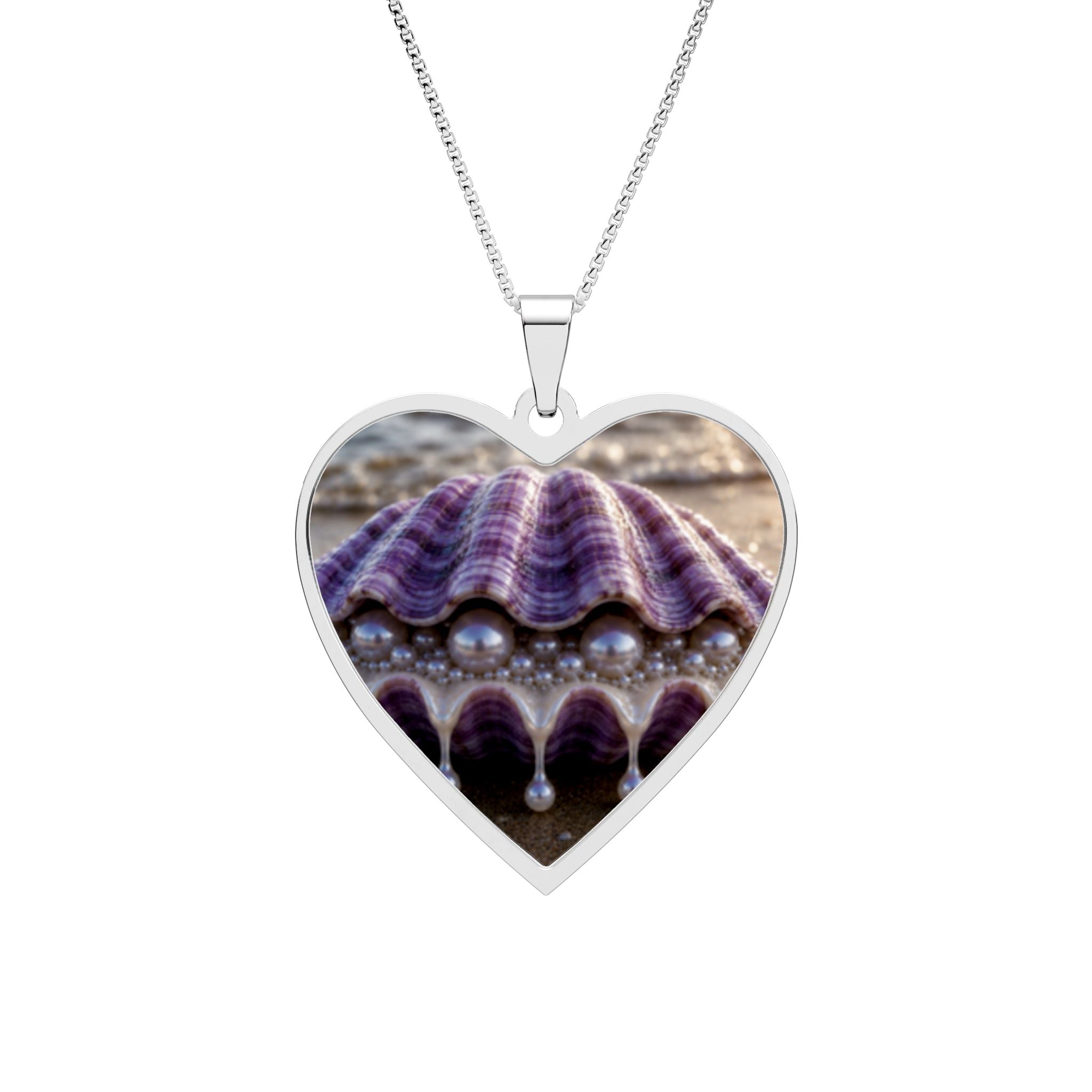 Heart Photo Pendant Necklace — Personalized Heart Frame Locket