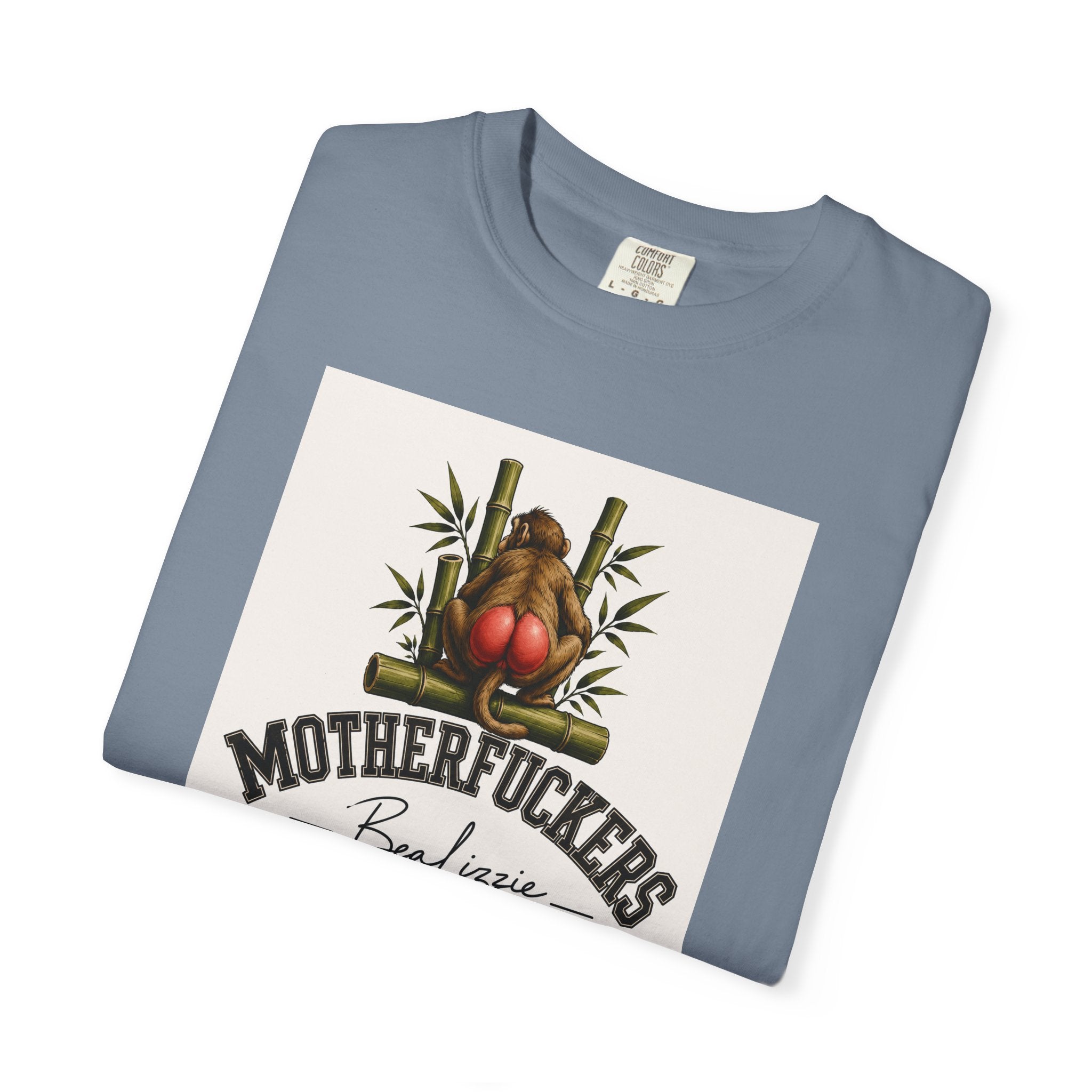 Motherfuckers Buddha Graphic T-Shirt — Retro Buddha & Bamboo Illustration Tee