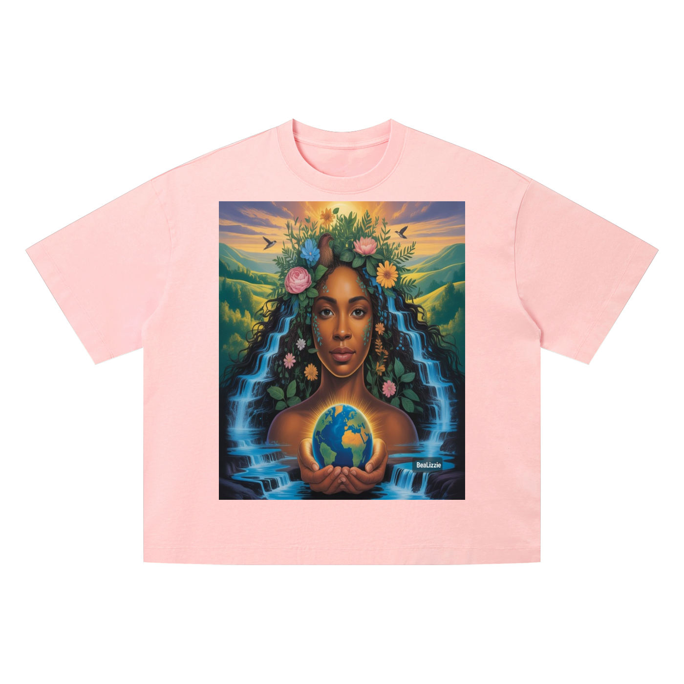 Unisex Vintage Washed Boxy T-Shirt
