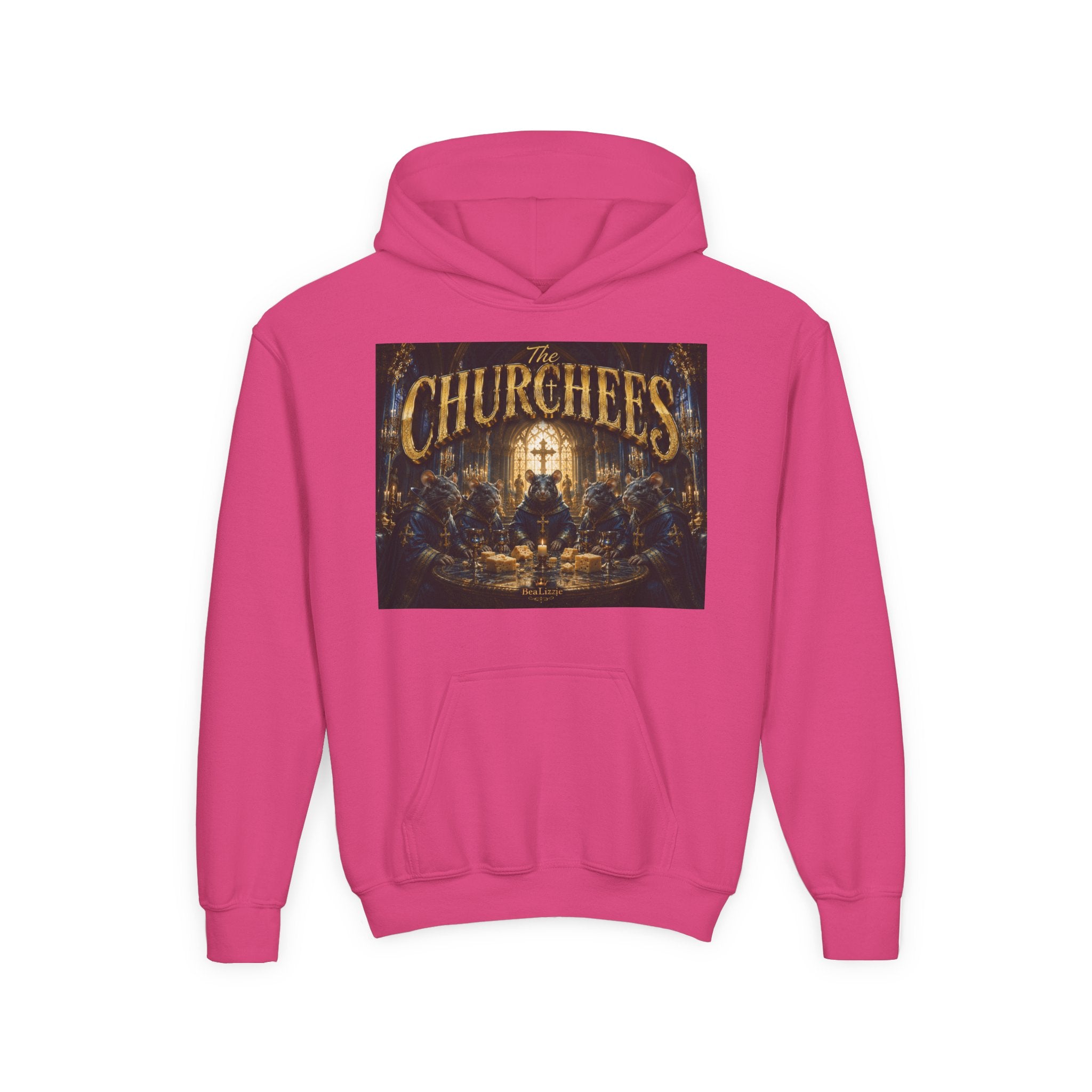 Youth Hoodie — 'CHURCHEES' Graphic Sweatshirt