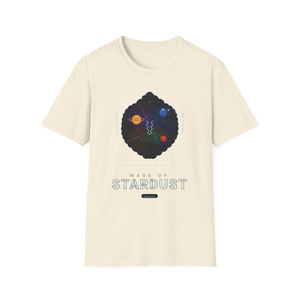 Galaxy Graphic T‑Shirt — 'Making Stardust' Cosmic Planet Tee