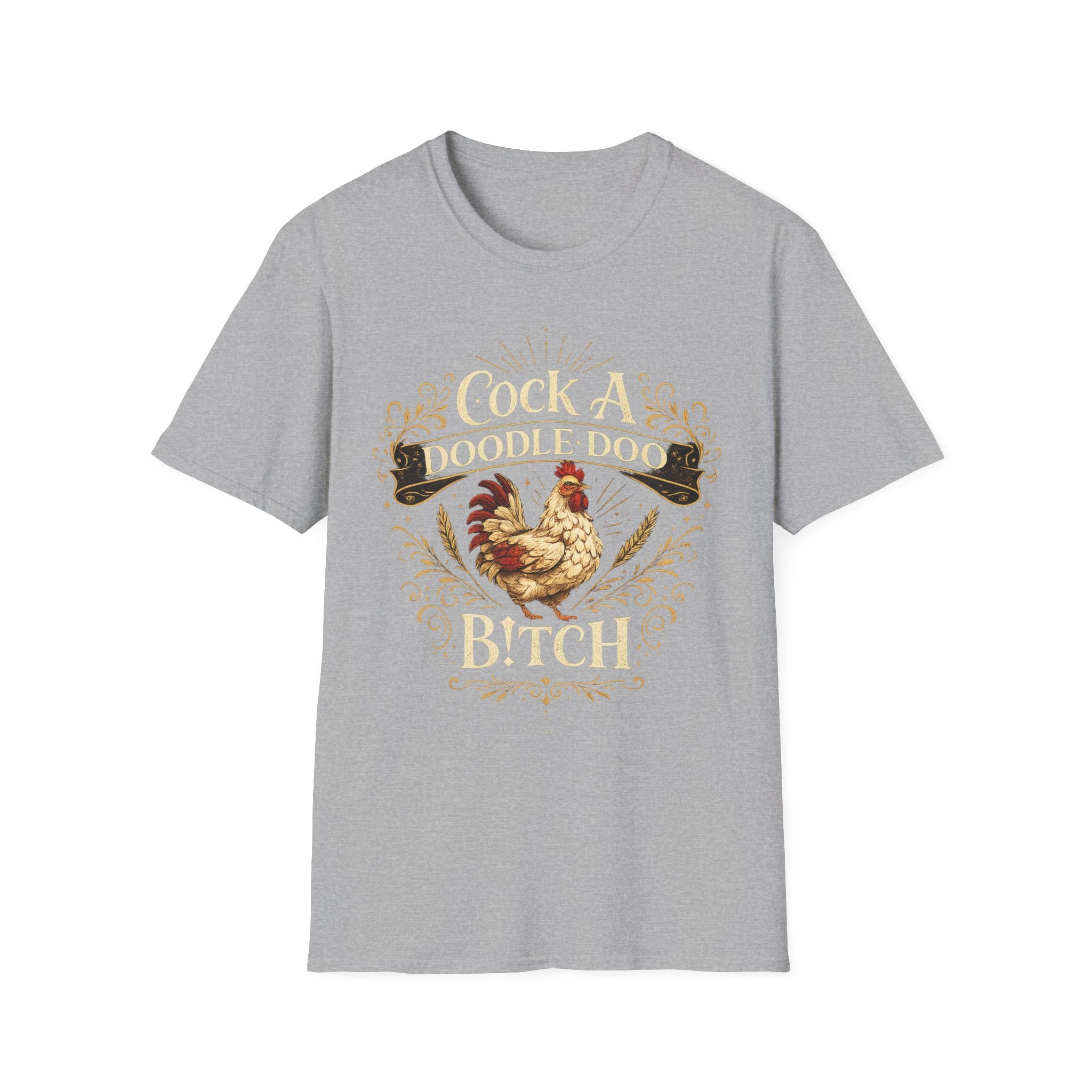 Cock A Doodle Doo T-Shirt — Funny Rooster Farmyard Graphic Tee