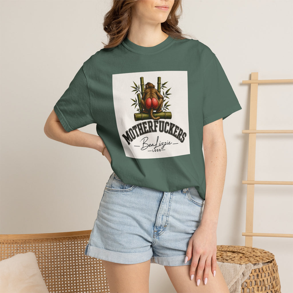 Motherfuckers Buddha Graphic T-Shirt — Retro Buddha & Bamboo Illustration Tee
