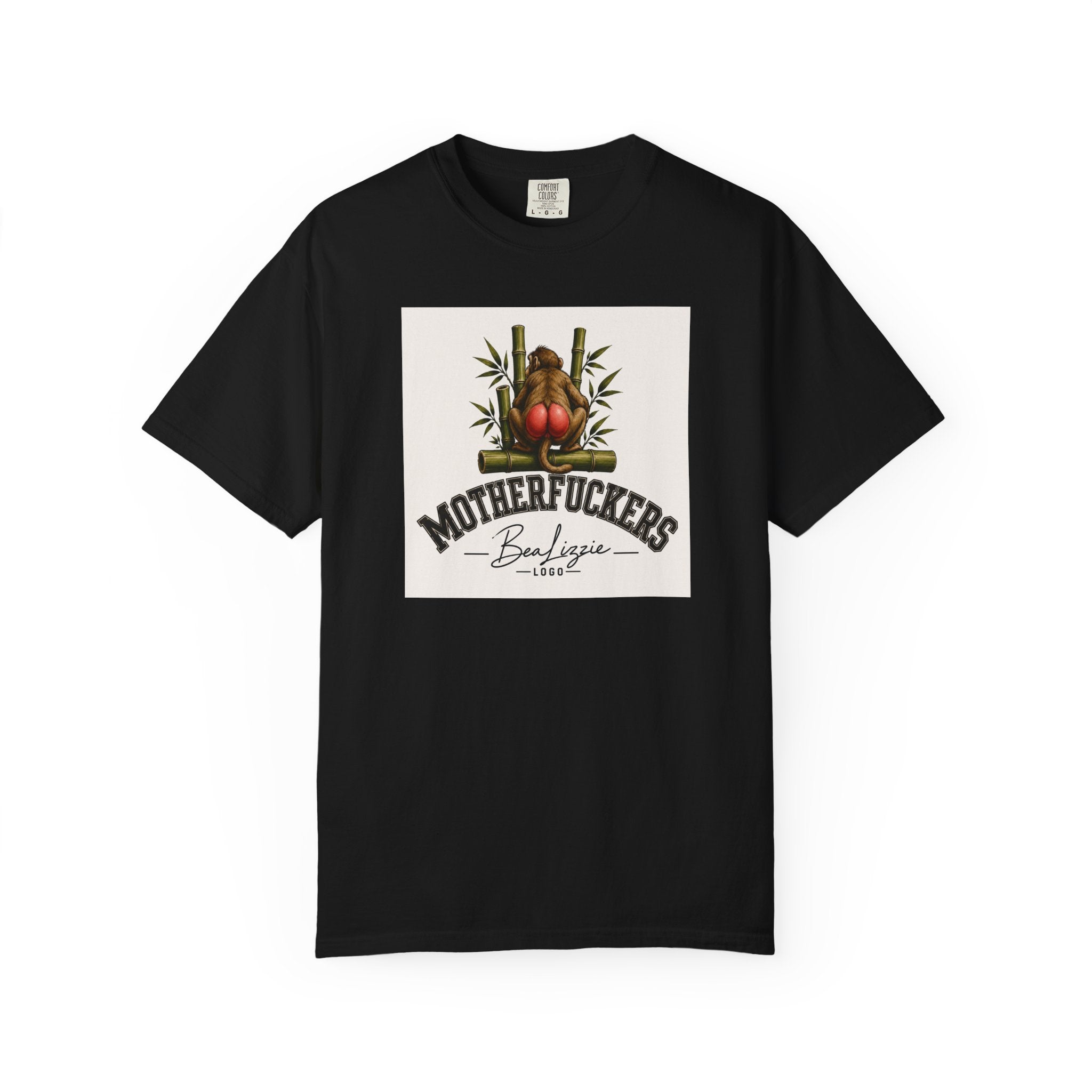 Motherfuckers Buddha Graphic T-Shirt — Retro Buddha & Bamboo Illustration Tee