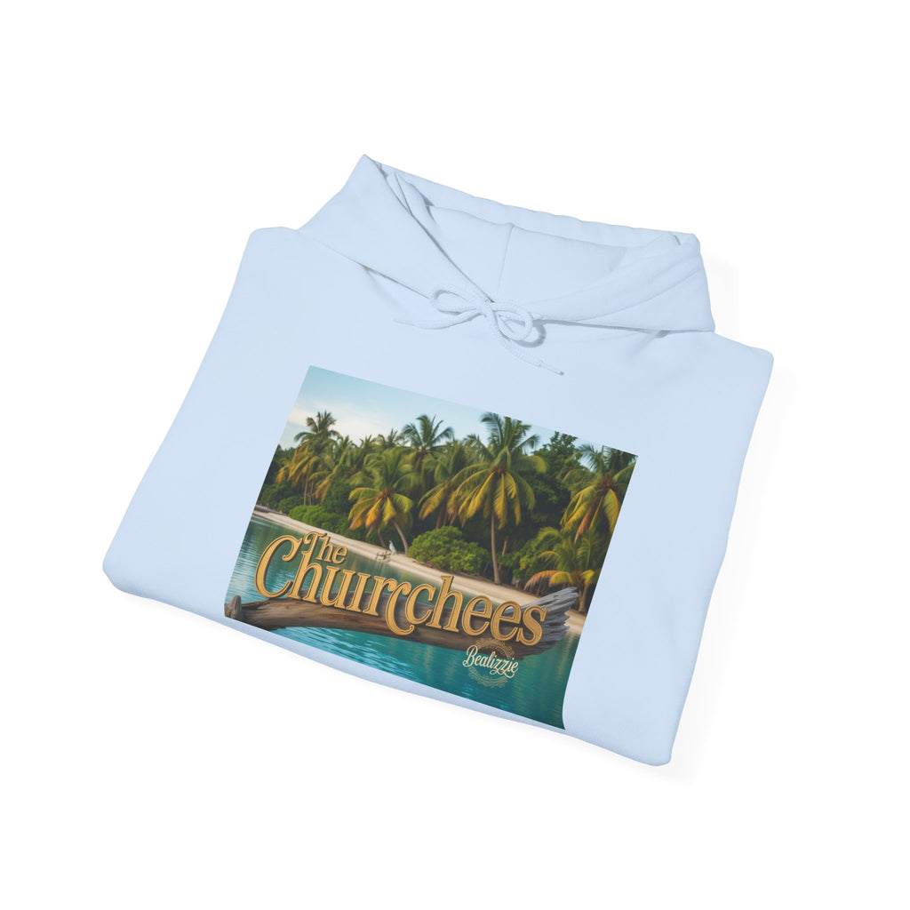 Sweat à capuche Churrchees Tropical Palm — Sweat-shirt rétro motif plage