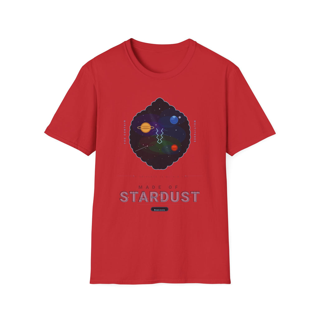 Galaxy Graphic T‑Shirt — 'Making Stardust' Cosmic Planet Tee