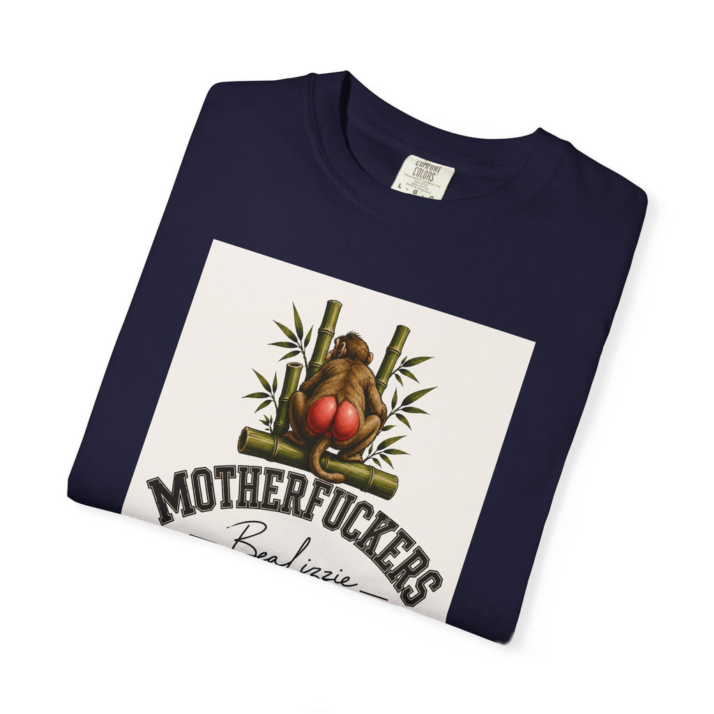 Motherfuckers Buddha Graphic T-Shirt — Retro Buddha & Bamboo Illustration Tee