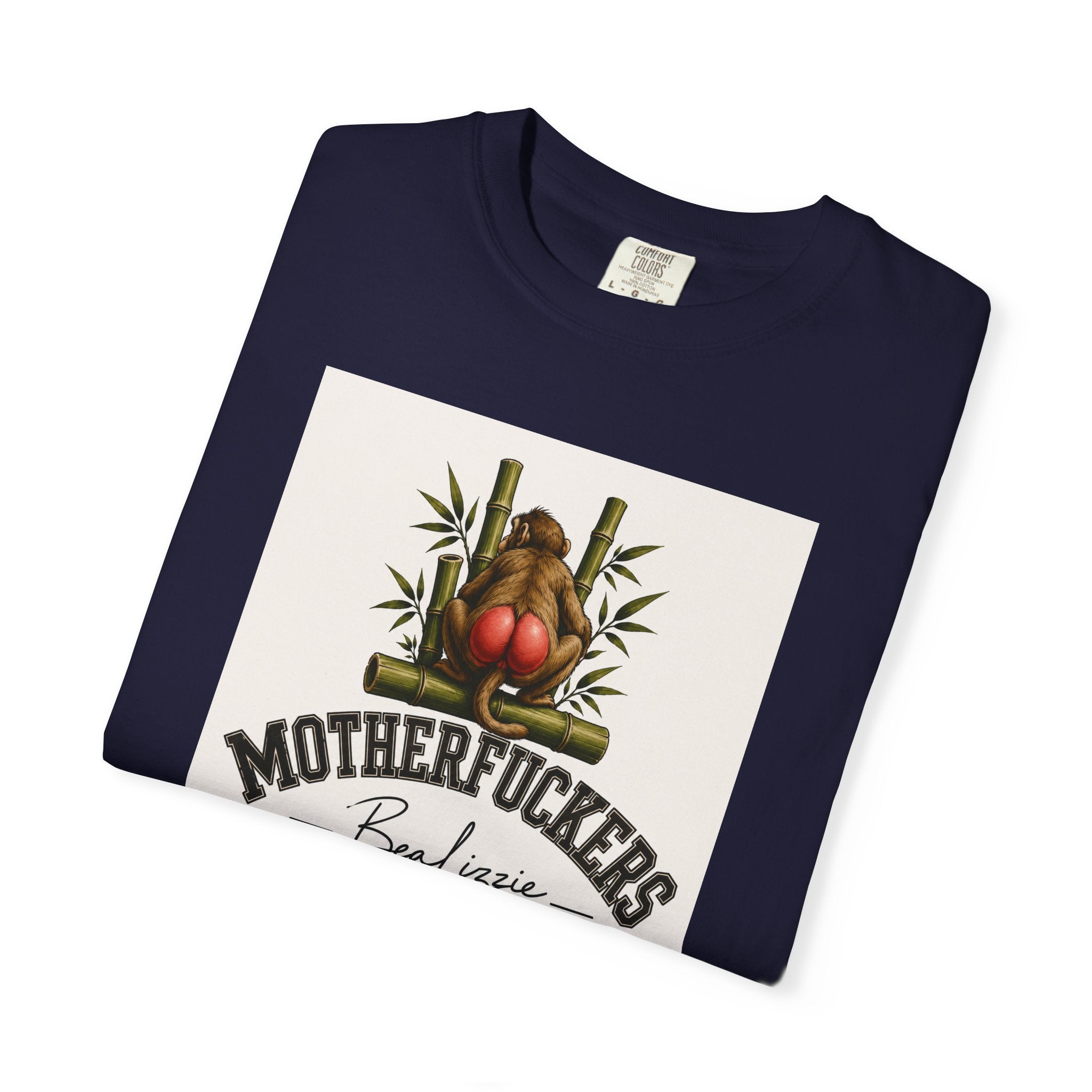 Motherfuckers Buddha Graphic T-Shirt — Retro Buddha & Bamboo Illustration Tee