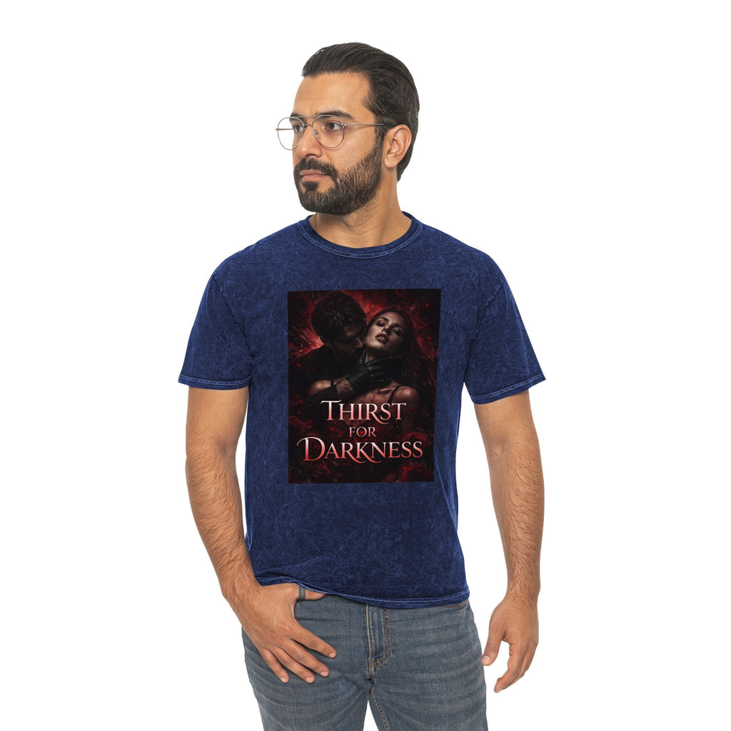 T-shirt délavé « Soif d'obscurité »