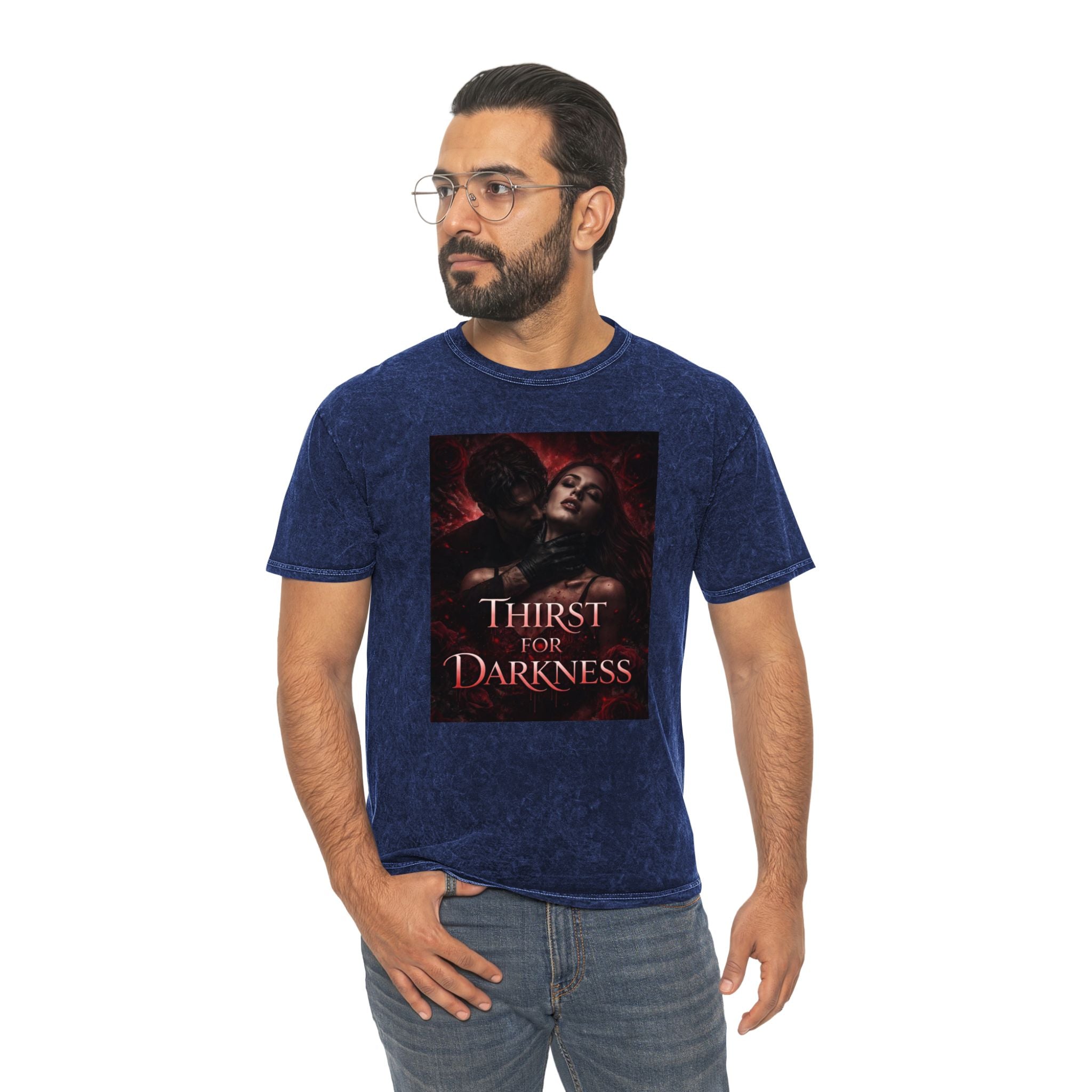 T-shirt délavé « Soif d'obscurité »