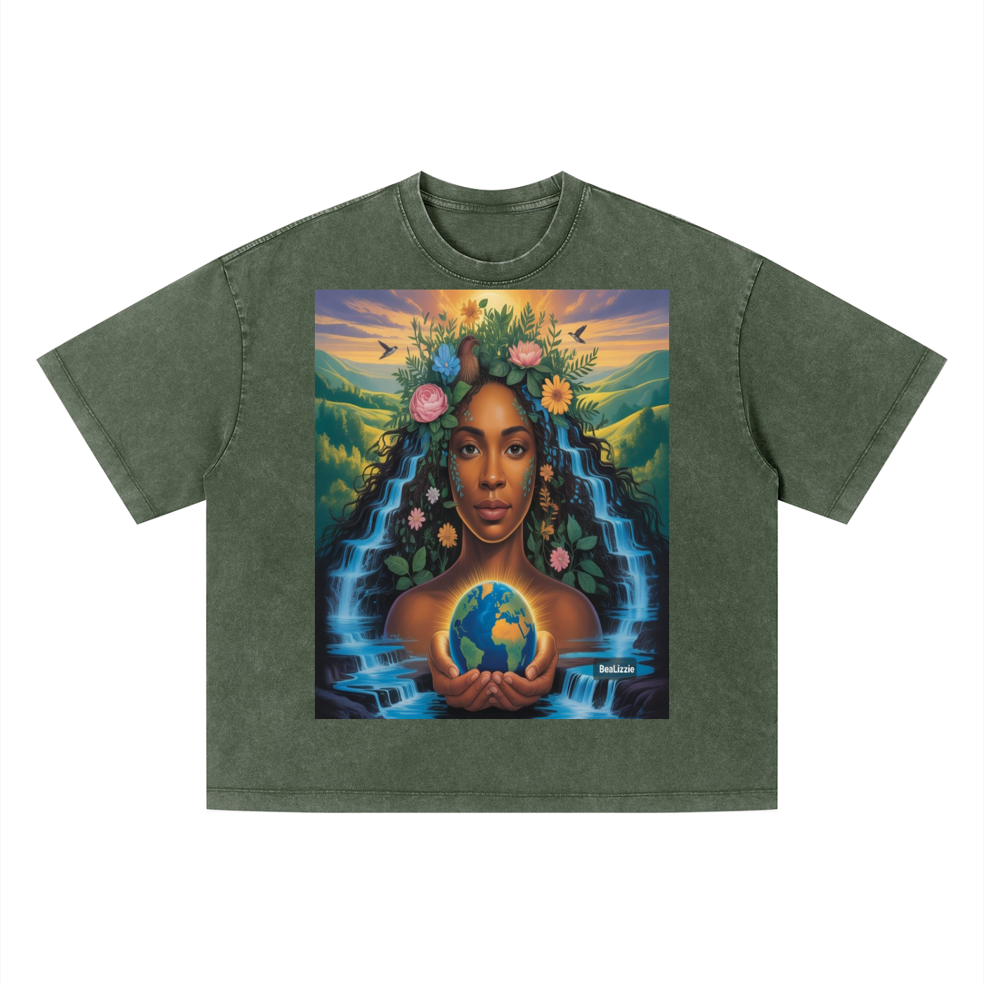 Unisex Vintage Washed Boxy T-Shirt