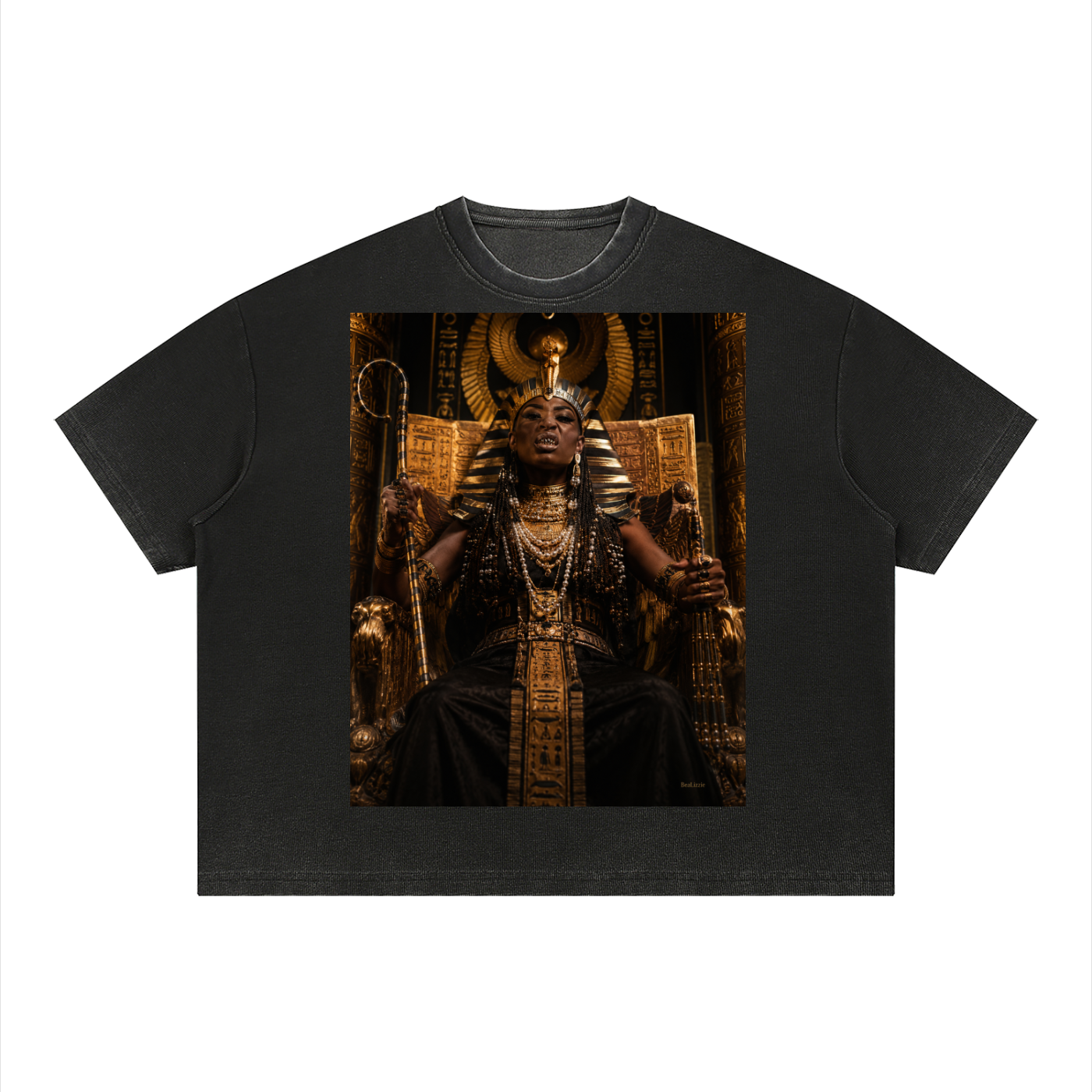 Unisex Vintage Wash Sunfade Boxy Waffle T-Shirt