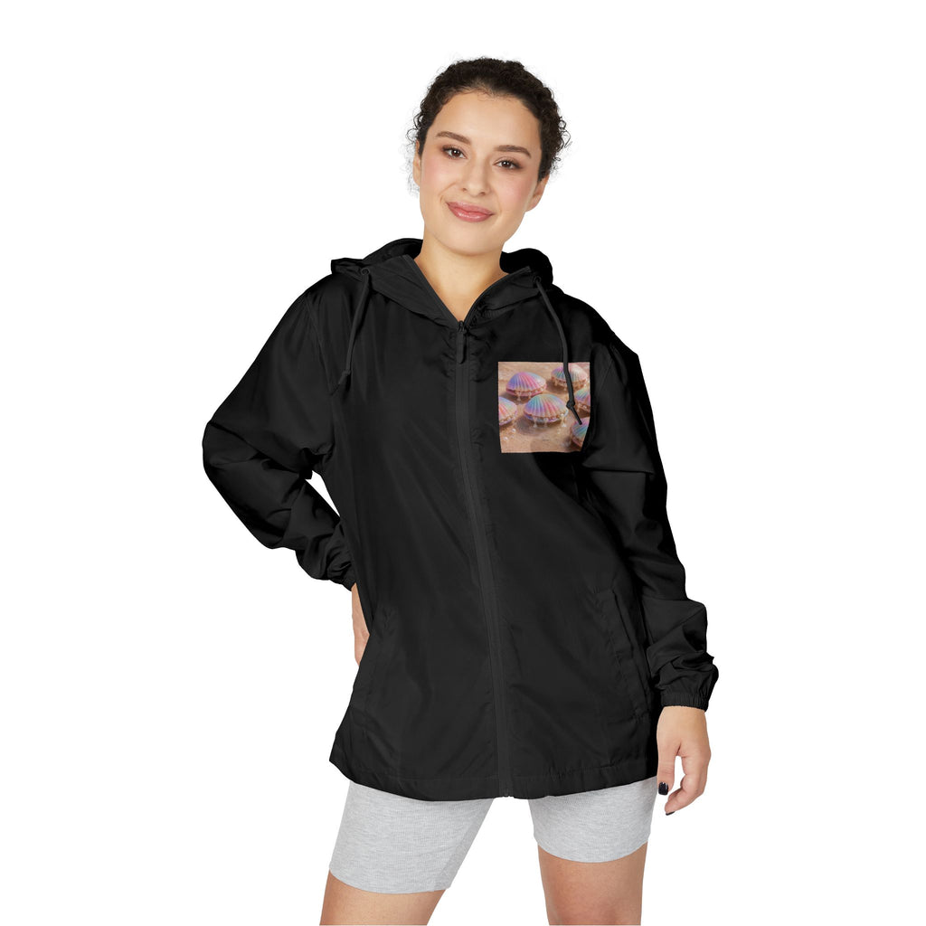 Donut Squad Windbreaker Jacket — Cute Pastel Donut Pocket Print