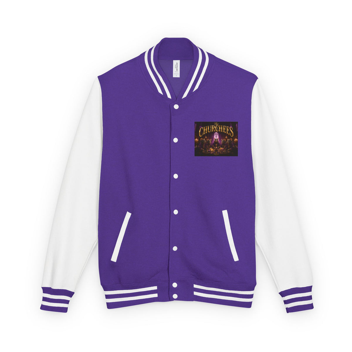 Letterman Jacket — The Churchchefs Band Logo Varsity Jacket