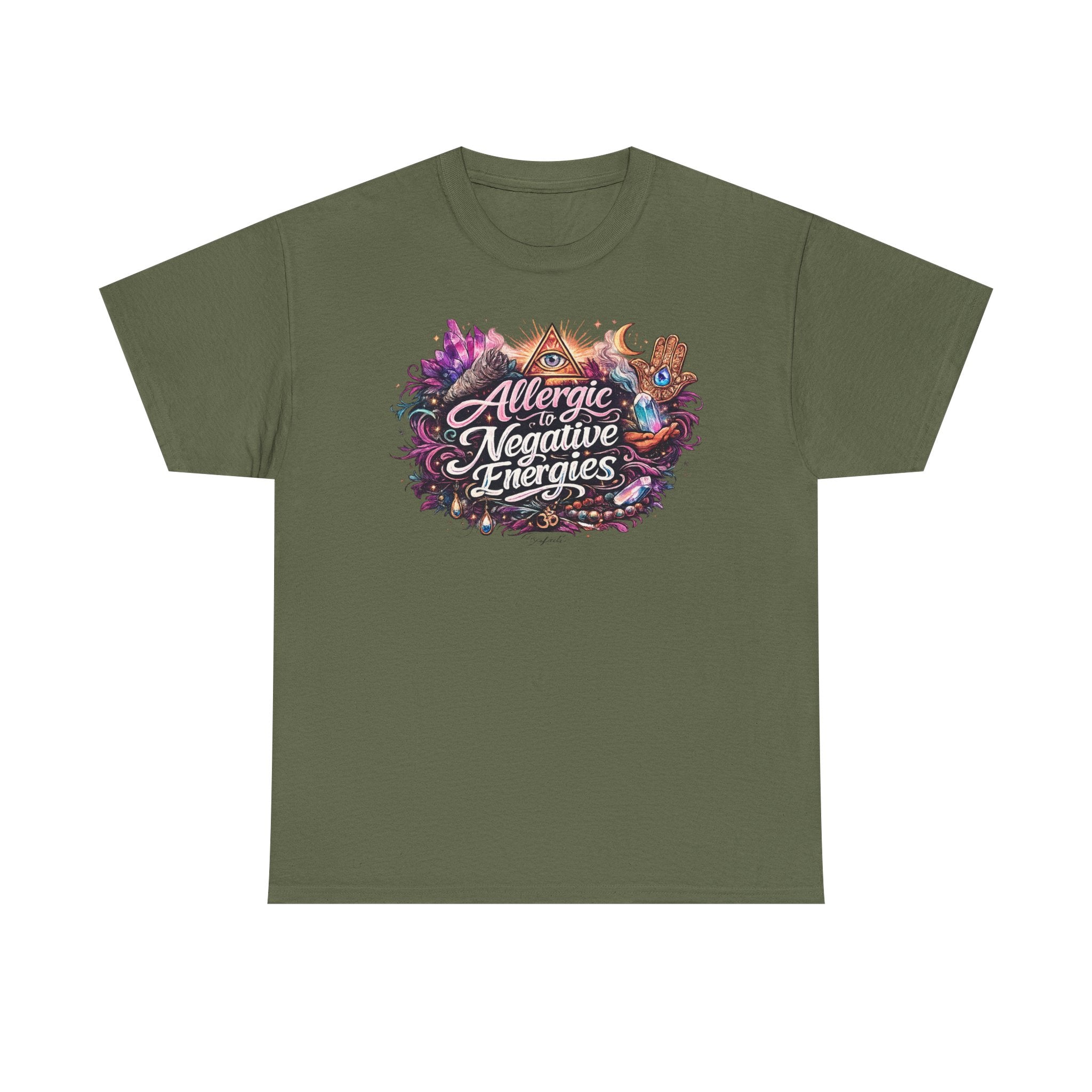 Allergic to Negative Energies T-Shirt — Positive Vibes Graphic Tee
