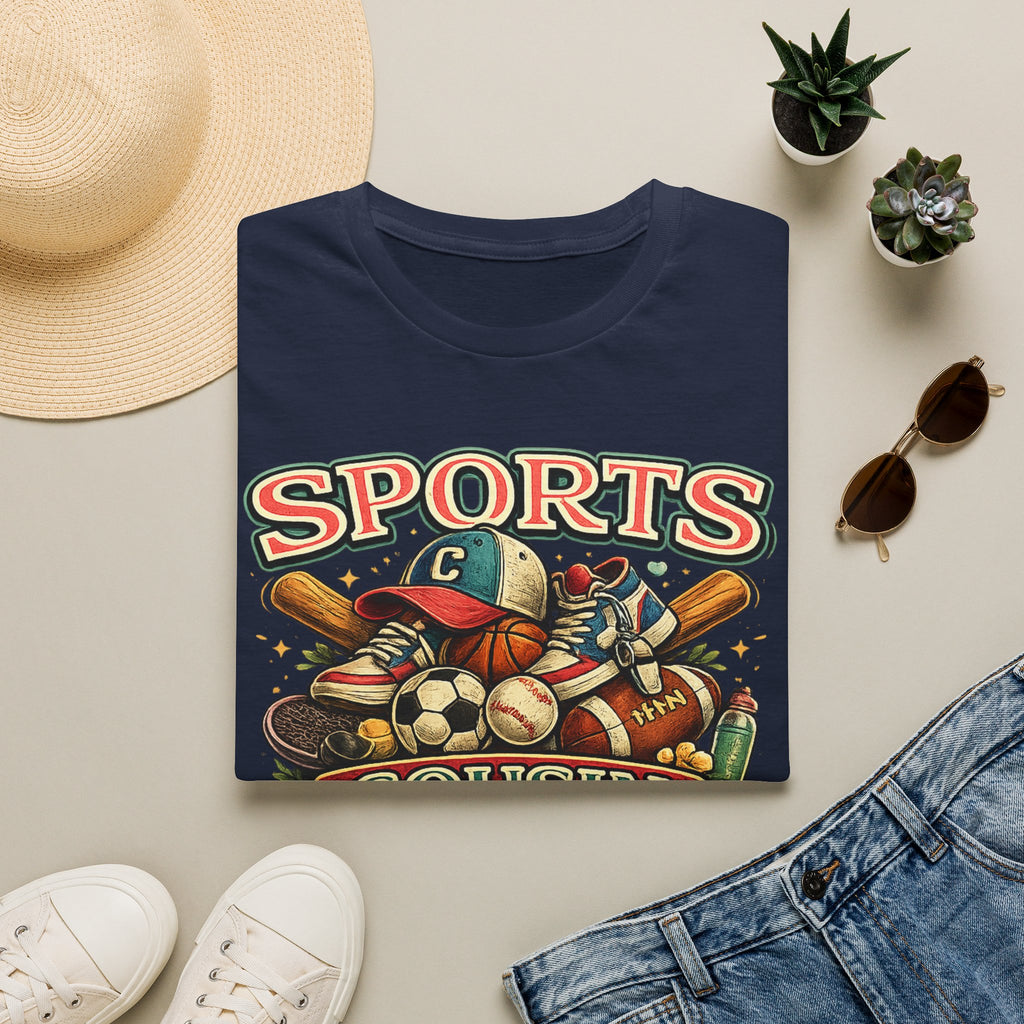 Sports Cousin T-Shirt — Retro Multi-Sport Graphic Tee
