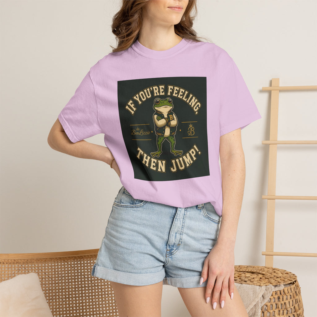 If You’re Feeling, Then Jump! Frog Graphic T-Shirt