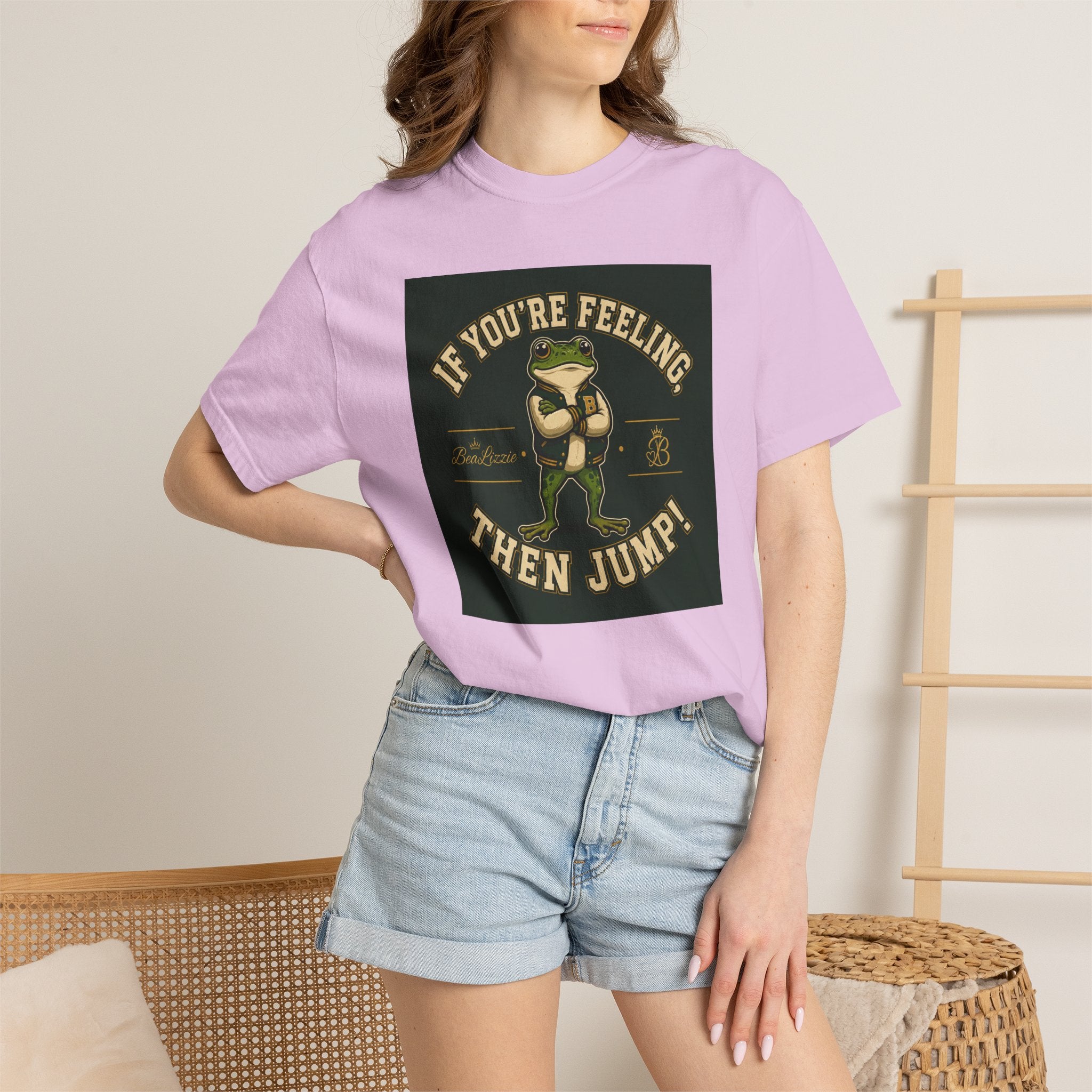 If You’re Feeling, Then Jump! Frog Graphic T-Shirt