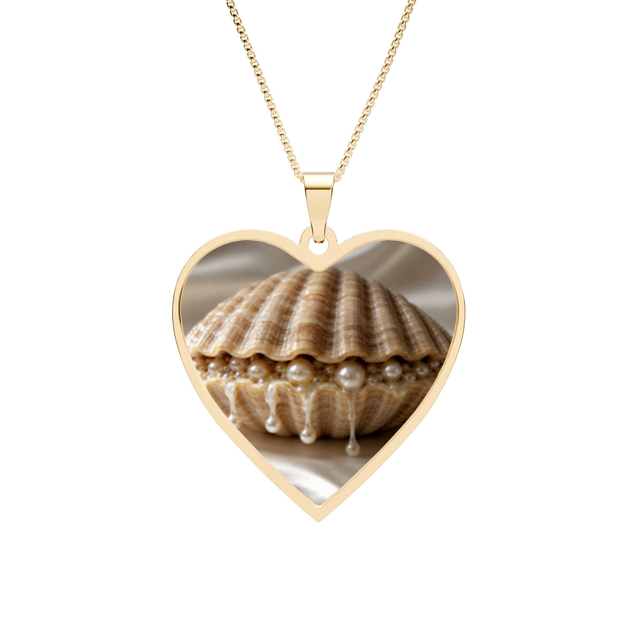 Heart Frame Photo Pendant