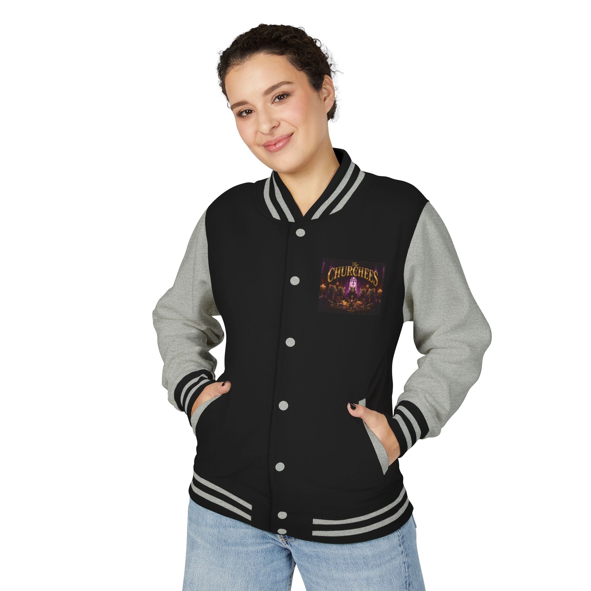 Letterman Jacket — The Churchchefs Band Logo Varsity Jacket