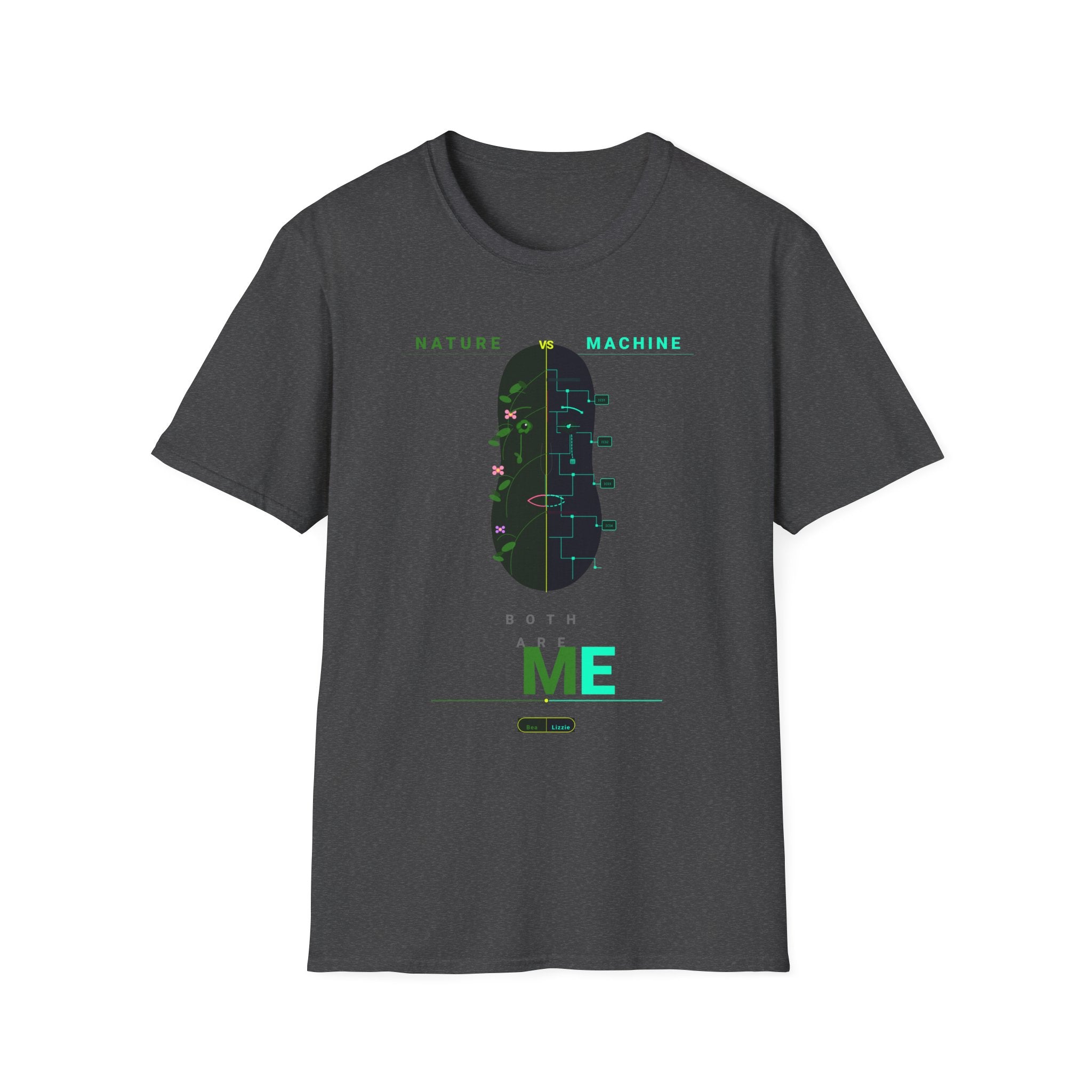 Nature Machine T-Shirt — Eco Tech Graphic Tee