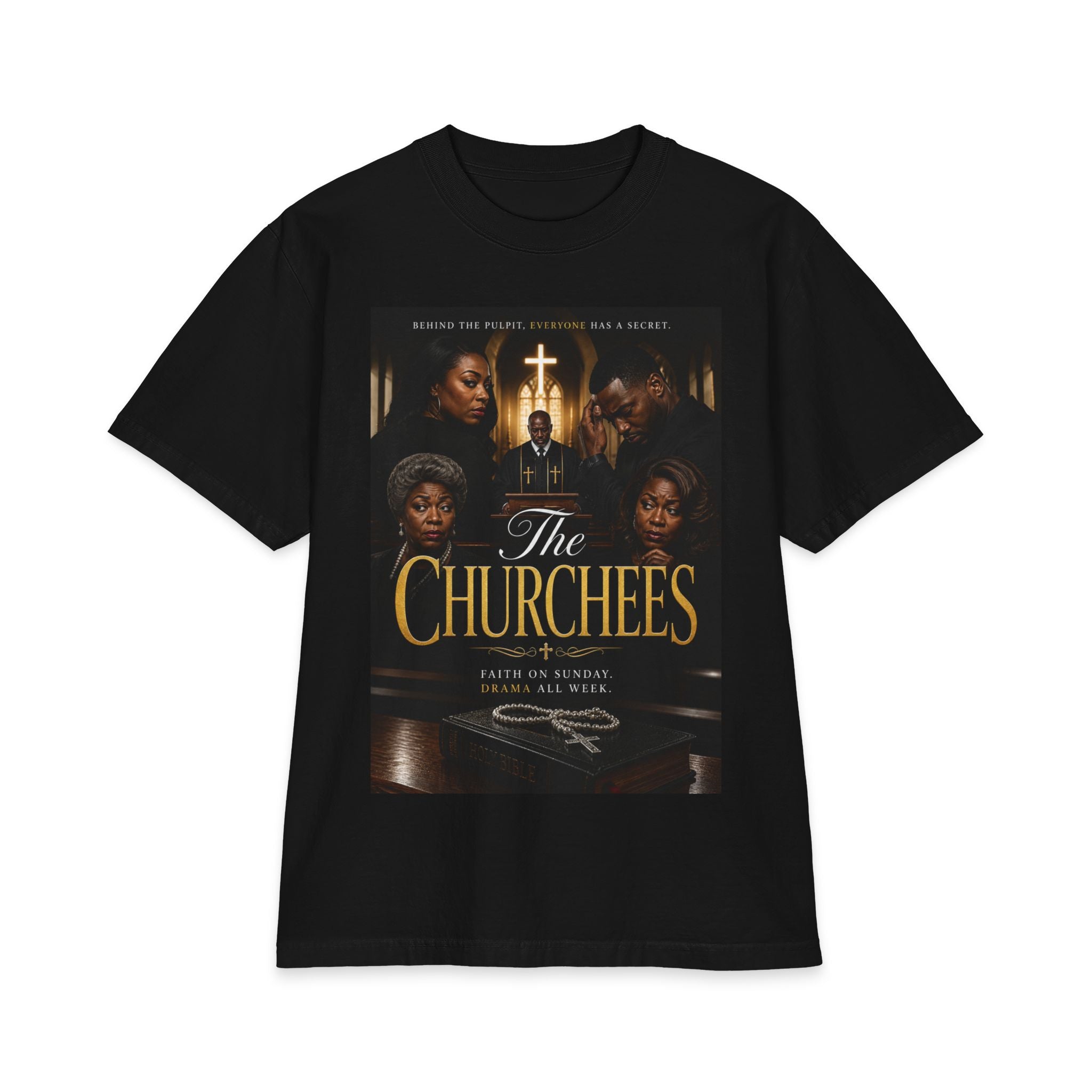 The Churchees Graphic T-Shirt — Vintage Gospel Poster Tee