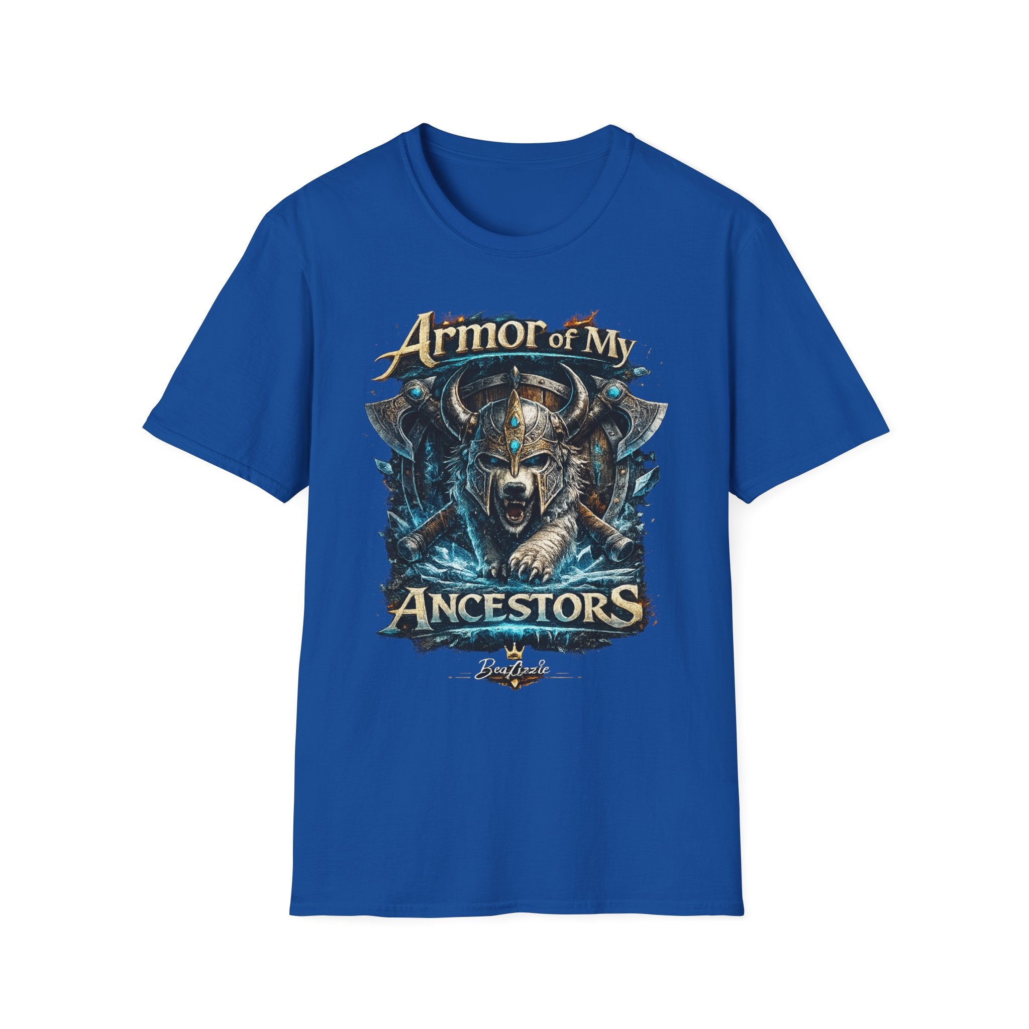 Armor of My Ancestors T-Shirt — Viking Warrior Shield Graphic Tee