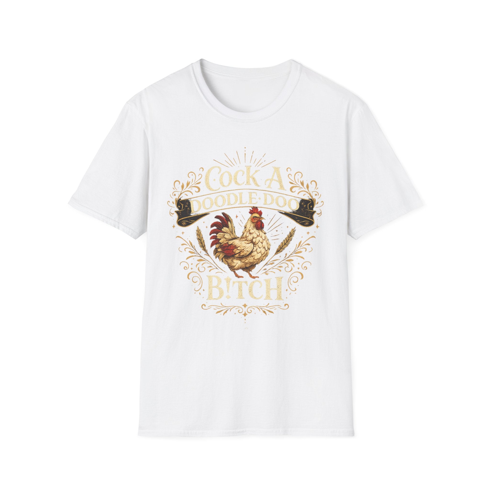 Cock A Doodle Doo T-Shirt — Funny Rooster Farmyard Graphic Tee