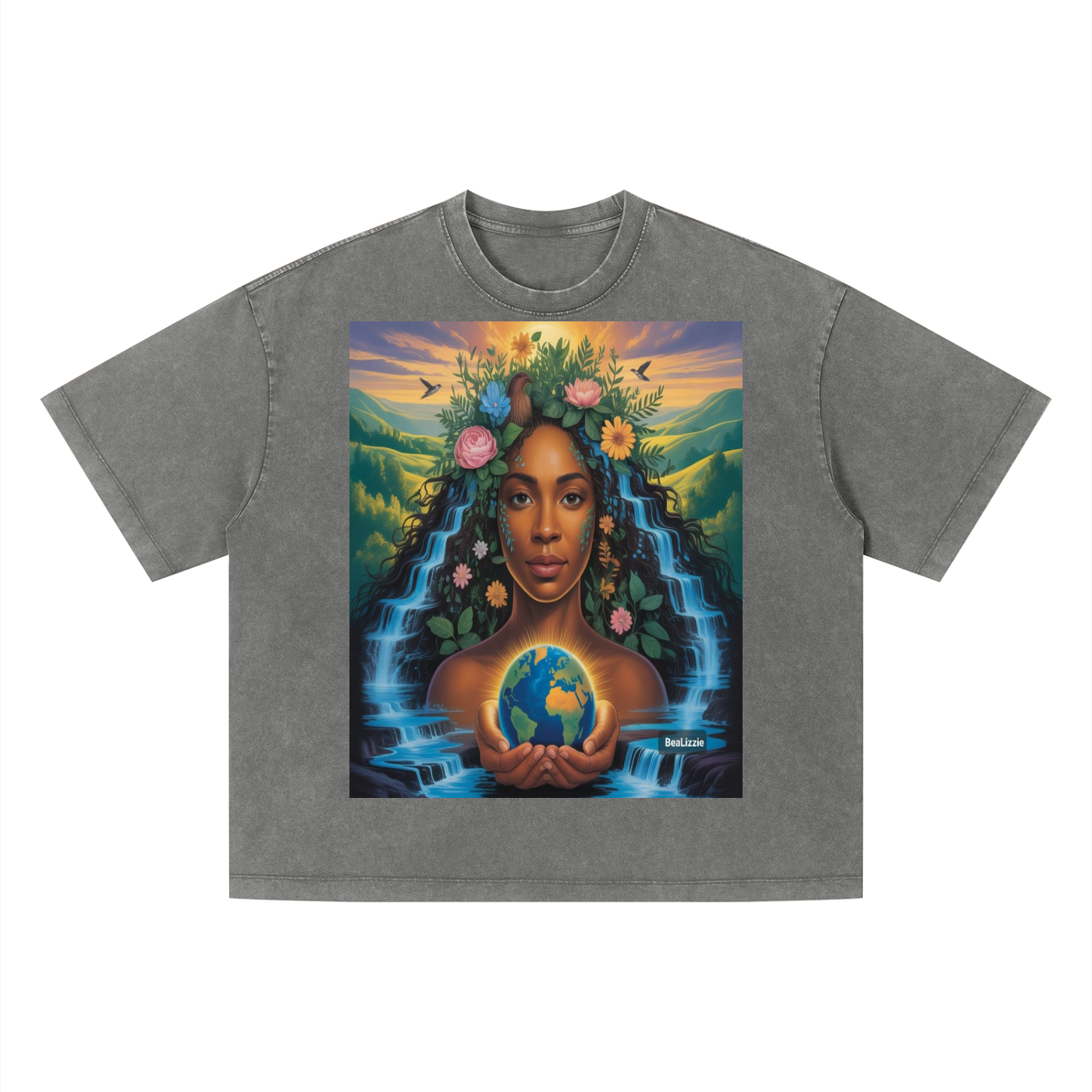 Unisex Vintage Washed Boxy T-Shirt