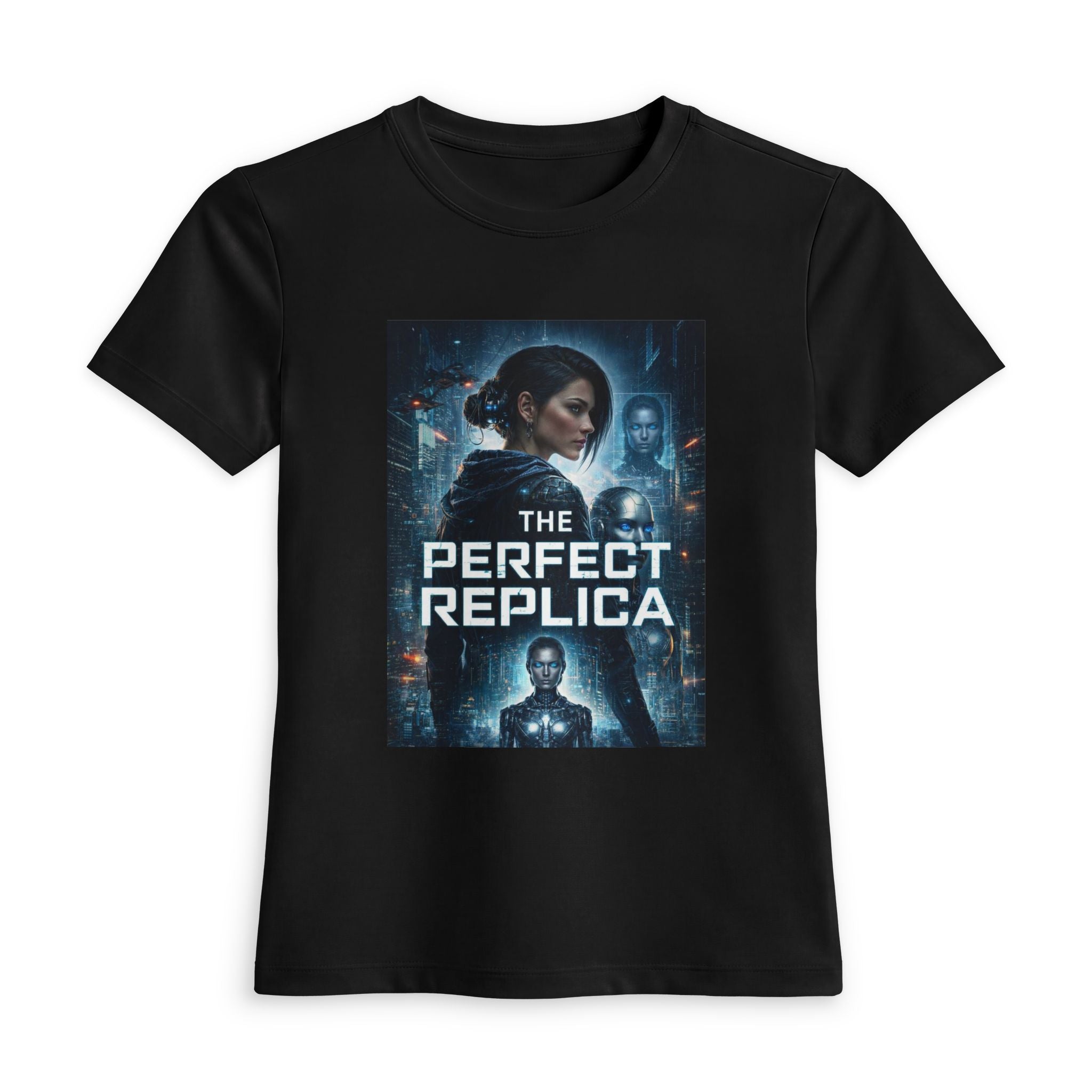 Women's Tee — 'The Perfect Replica' Sci‑Fi Poster Tee