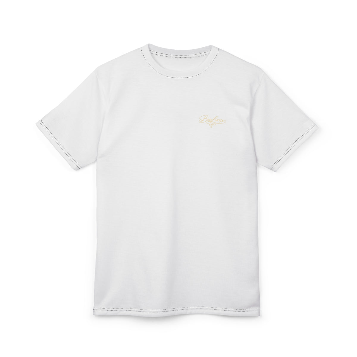 Minimal Script Chest Logo Tee