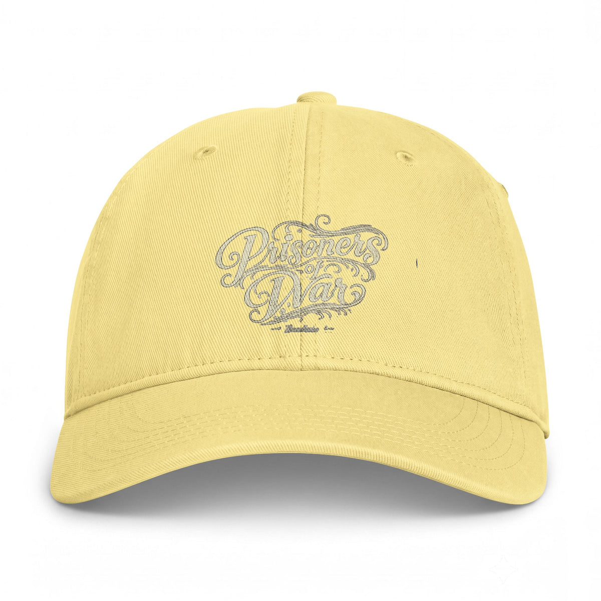 Washed Coastal Cap — Vintage Script Beach Hat