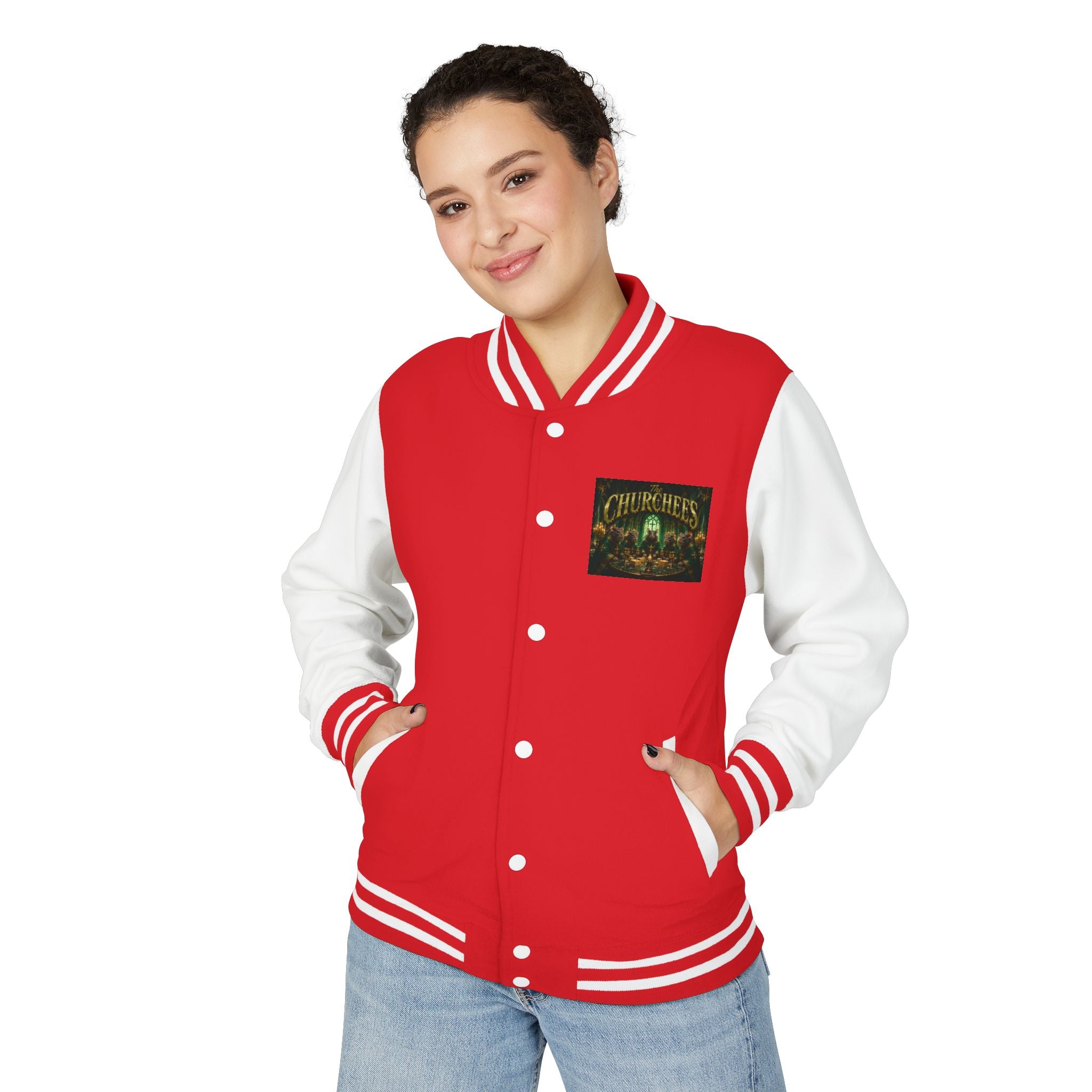 Letterman Jacket — The Churchers Band Logo Varsity Jacket